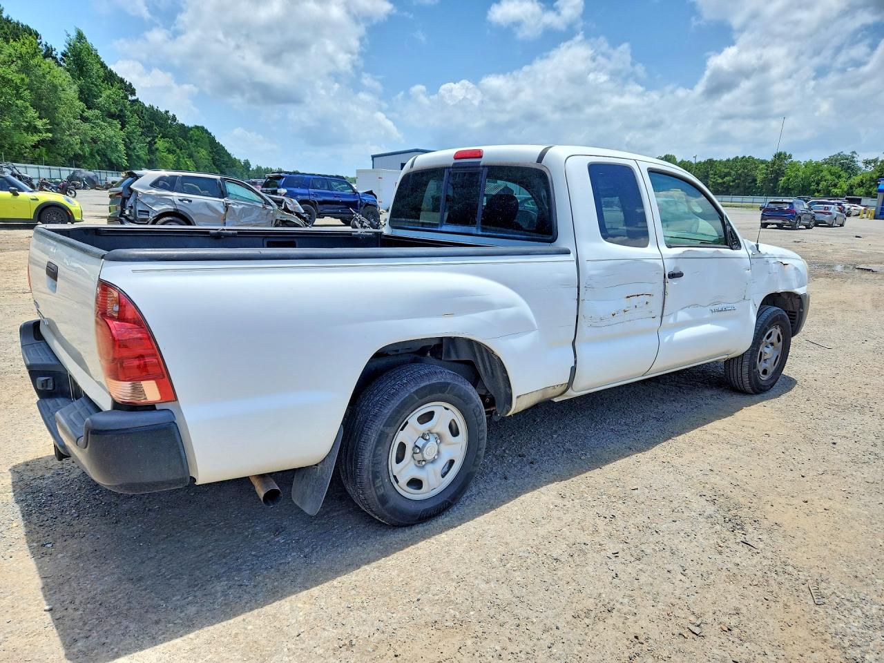 2008 Toyota Tacoma Access Cab Белый vin: 5TETX22N58Z577986