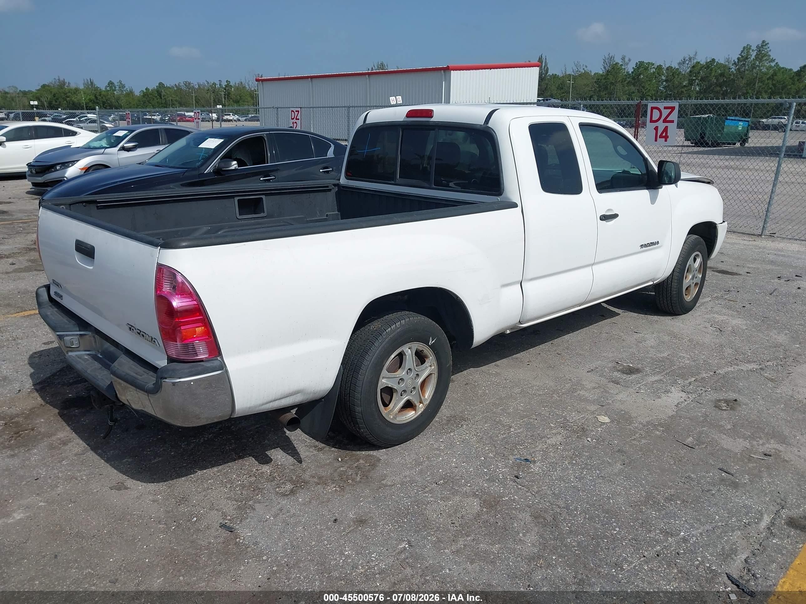 2005 Toyota Tacoma White vin: 5TETX22N65Z087441