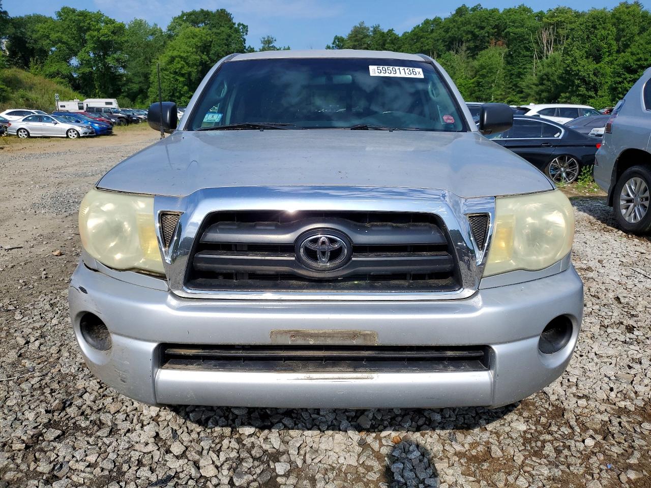 2006 Toyota Tacoma Access Cab Silver vin: 5TETX22N66Z162964