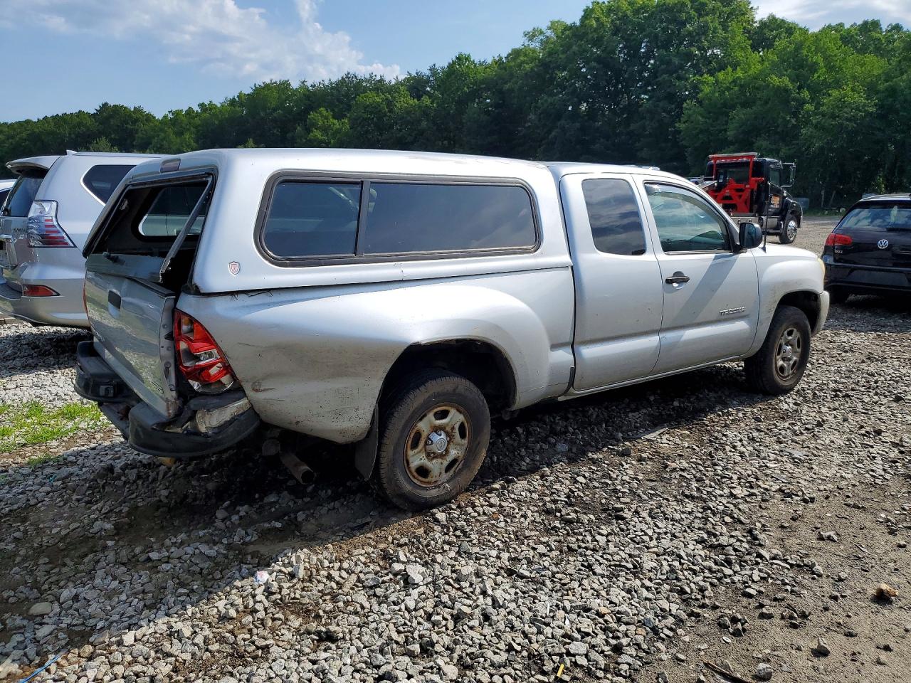 2006 Toyota Tacoma Access Cab Silver vin: 5TETX22N66Z162964