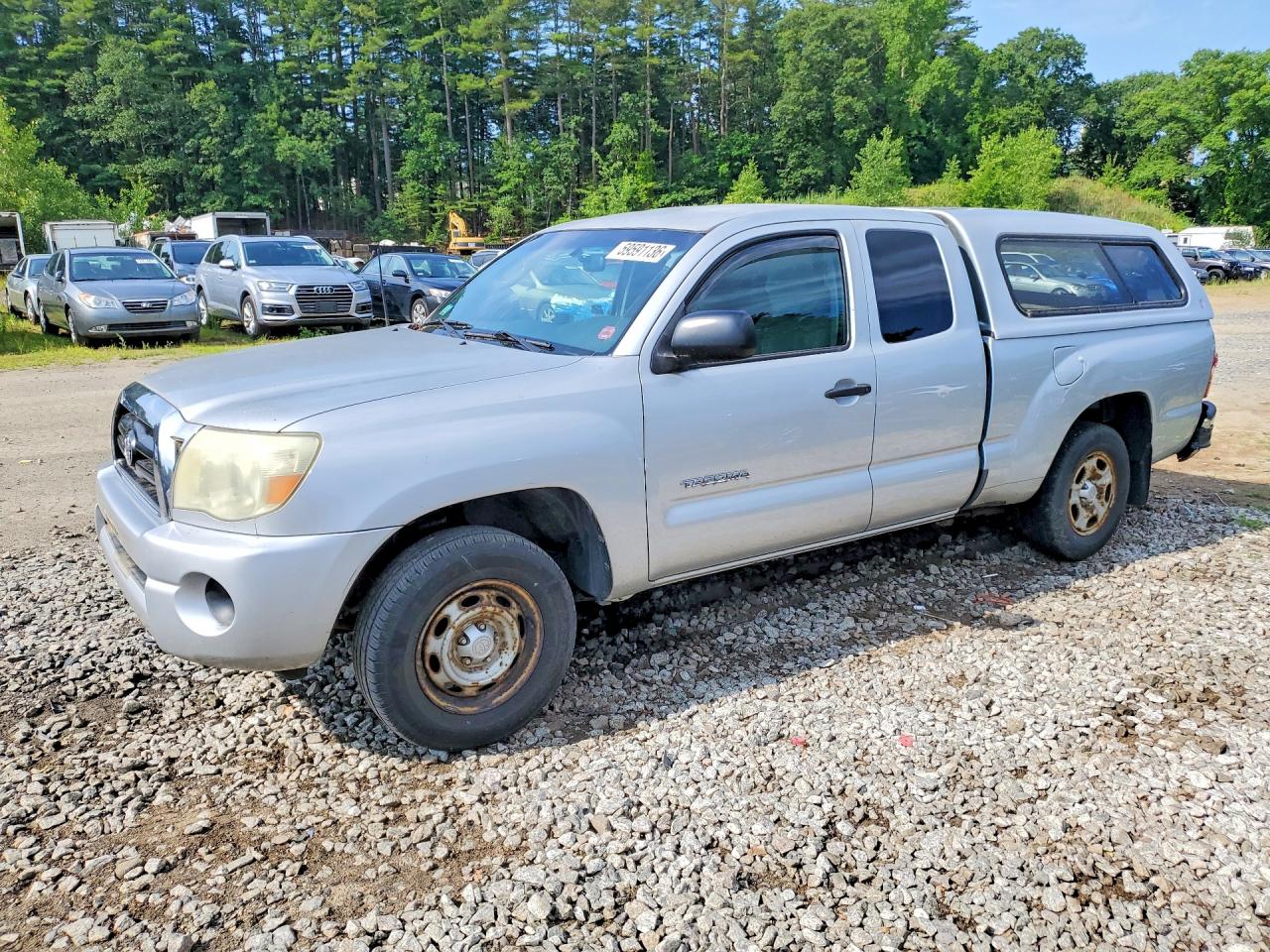 2006 Toyota Tacoma Access Cab Silver vin: 5TETX22N66Z162964