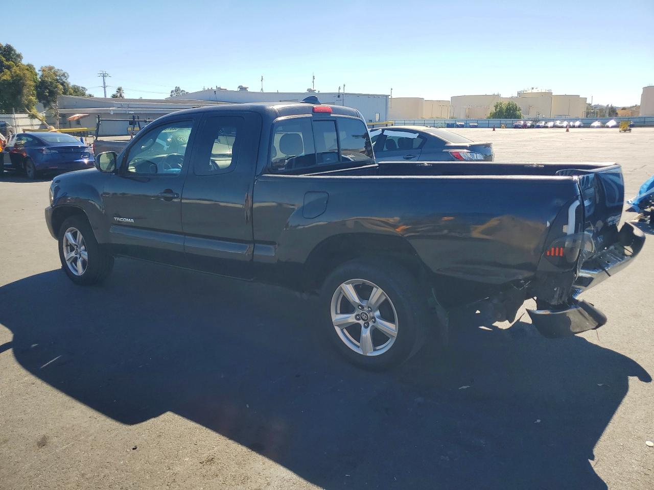 2006 Toyota Tacoma Base Black vin: 5TETX22N66Z267701