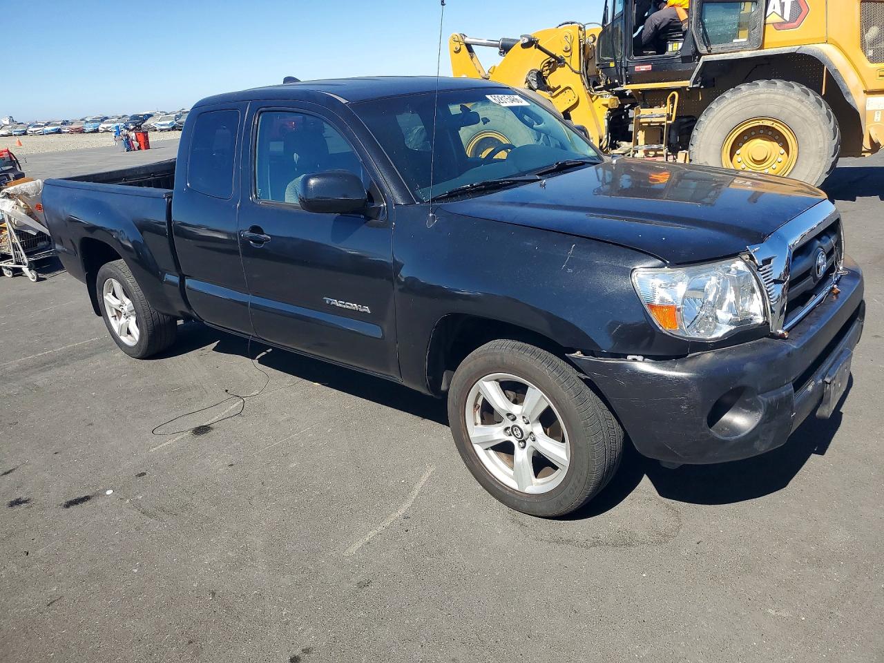 2006 Toyota Tacoma Base Black vin: 5TETX22N66Z267701