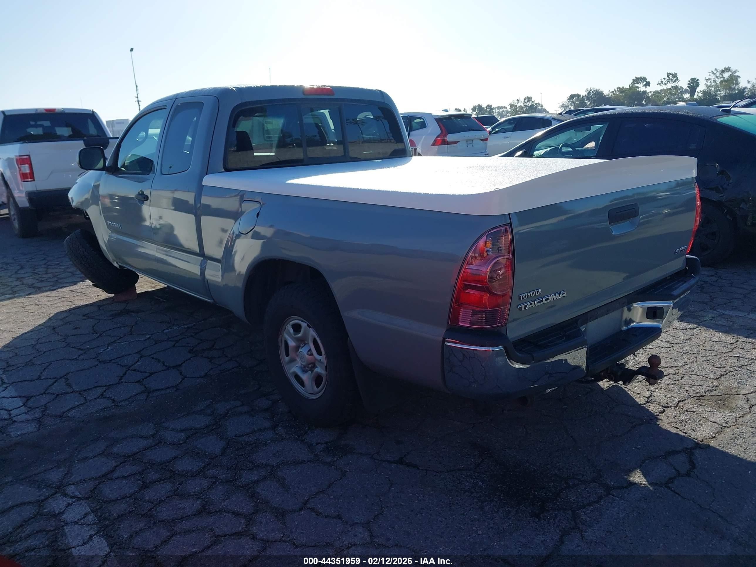 2007 Toyota Tacoma   Gray vin: 5TETX22N67Z322553