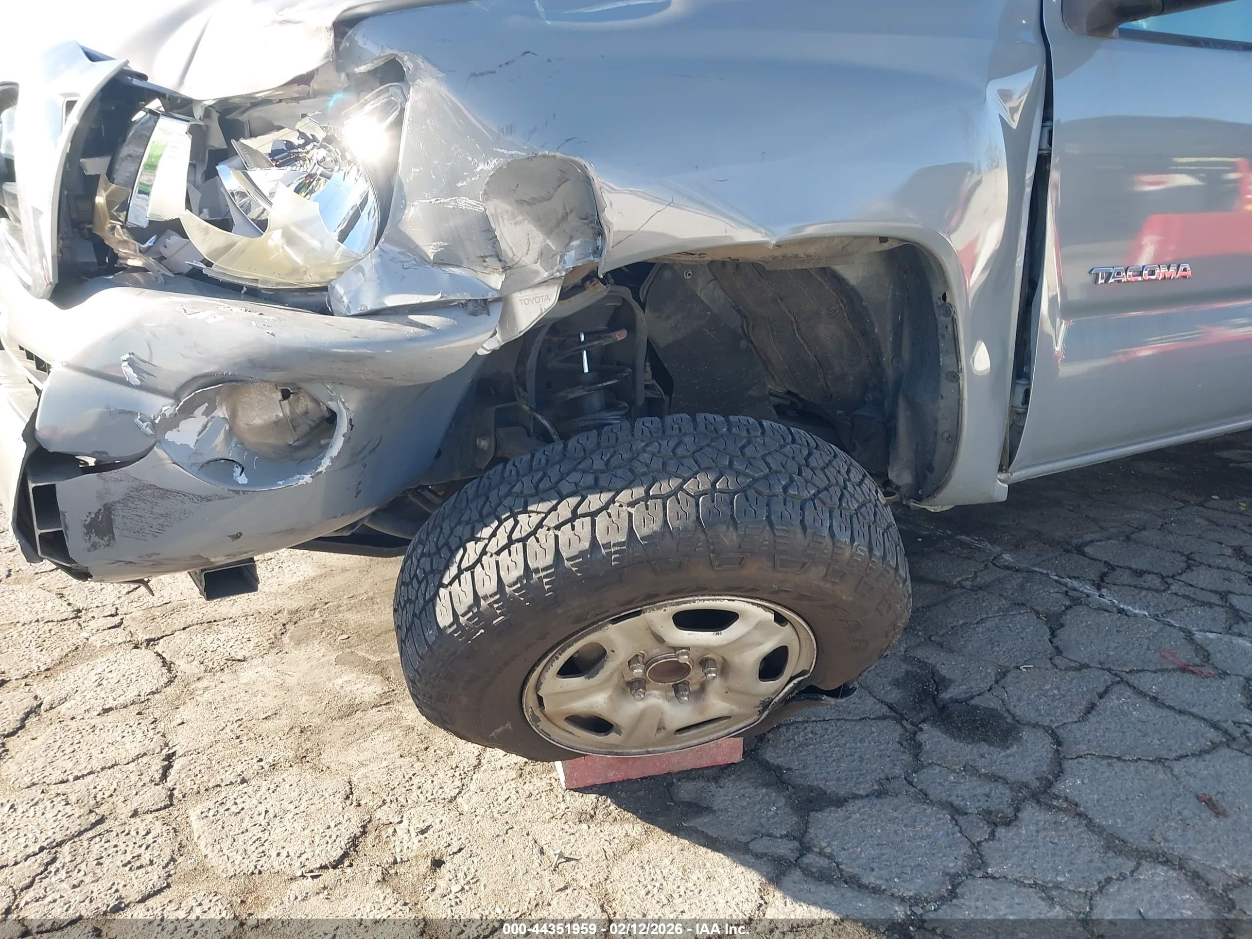 2007 Toyota Tacoma   Gray vin: 5TETX22N67Z322553