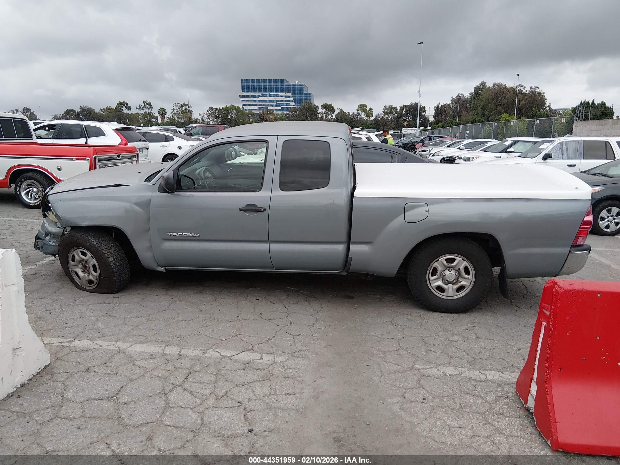2007 Toyota Tacoma   Gray vin: 5TETX22N67Z322553