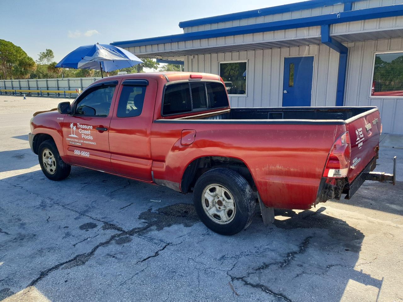 2007 Toyota Tacoma Base Красный vin: 5TETX22N67Z408624