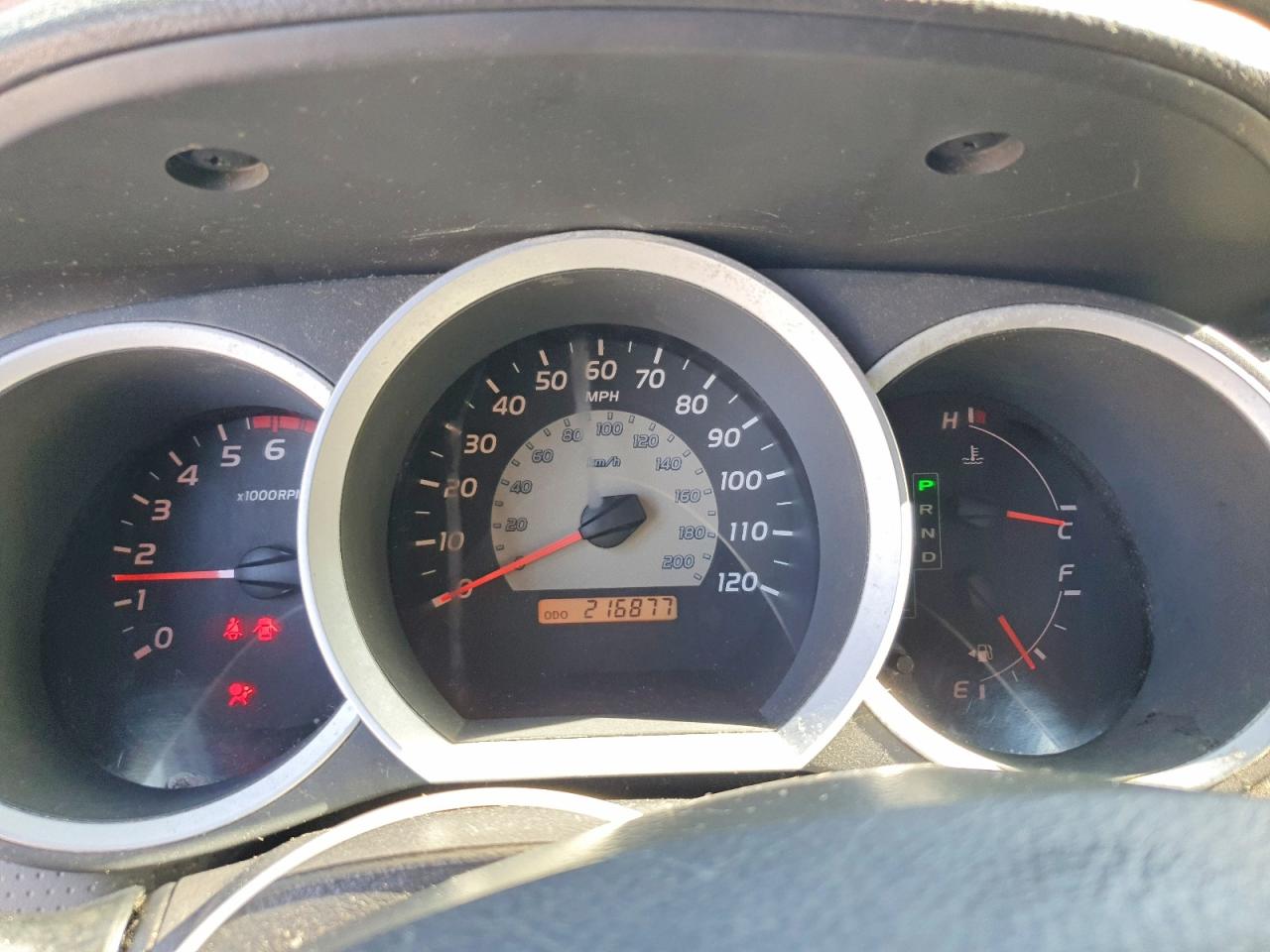 2007 Toyota Tacoma Base Красный vin: 5TETX22N67Z408624