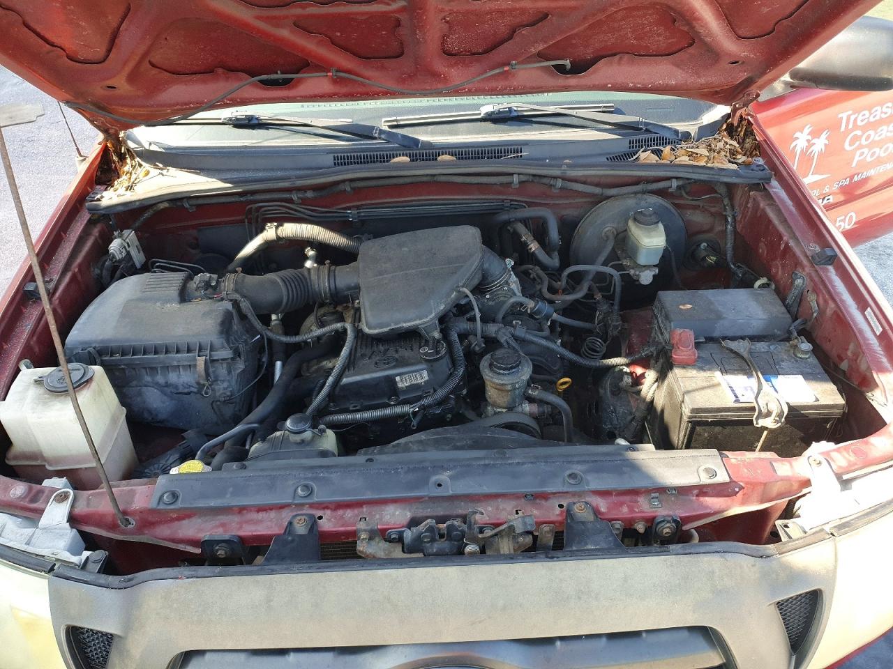 2007 Toyota Tacoma Base Красный vin: 5TETX22N67Z408624