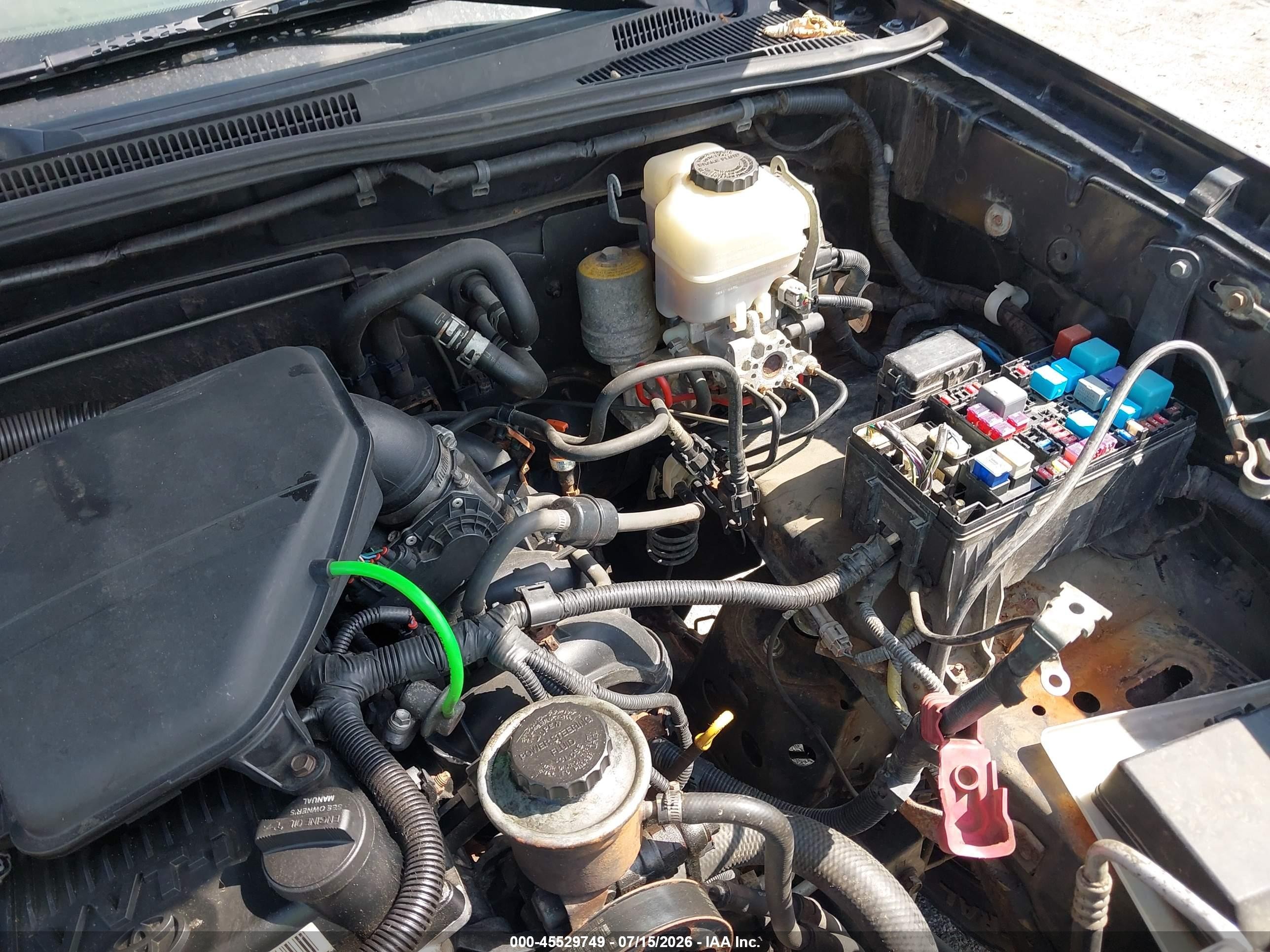 2006 Toyota Tacoma   Black vin: 5TETX22N76Z158616
