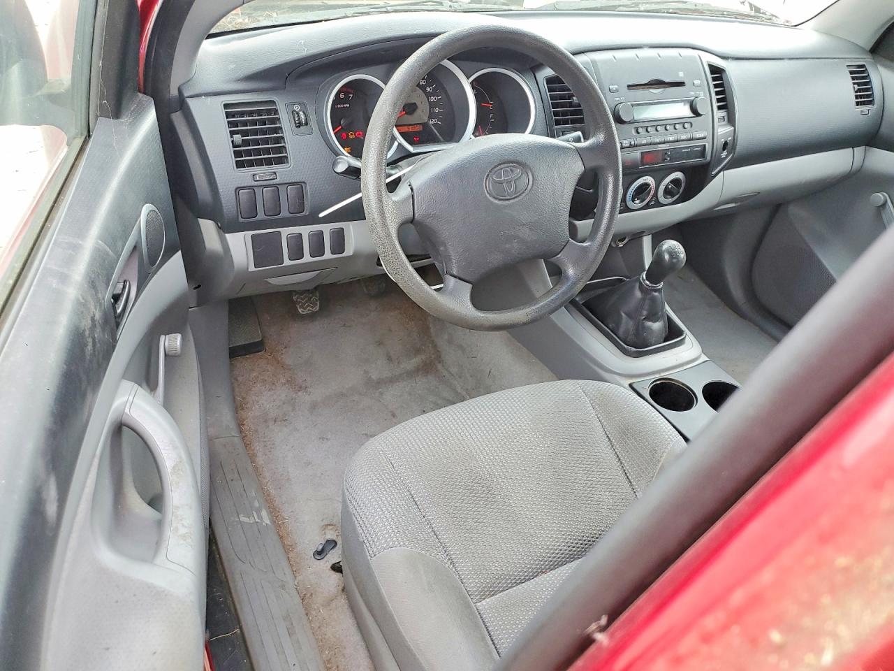2005 Toyota Tacoma Sr5 Access Ca Red vin: 5TETX22N76Z227773