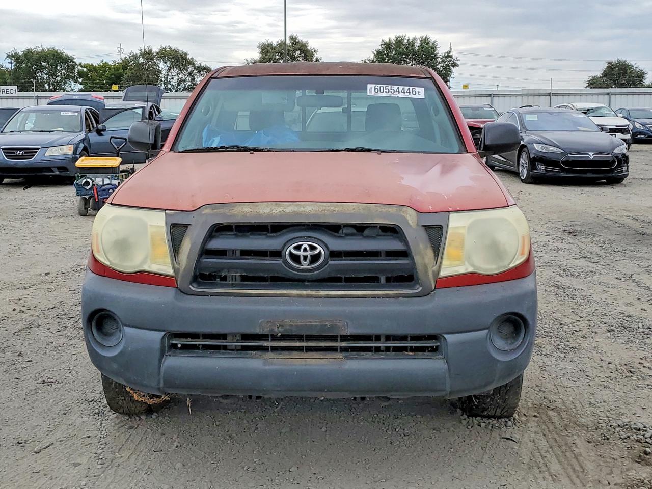 2005 Toyota Tacoma Sr5 Access Ca Red vin: 5TETX22N76Z227773