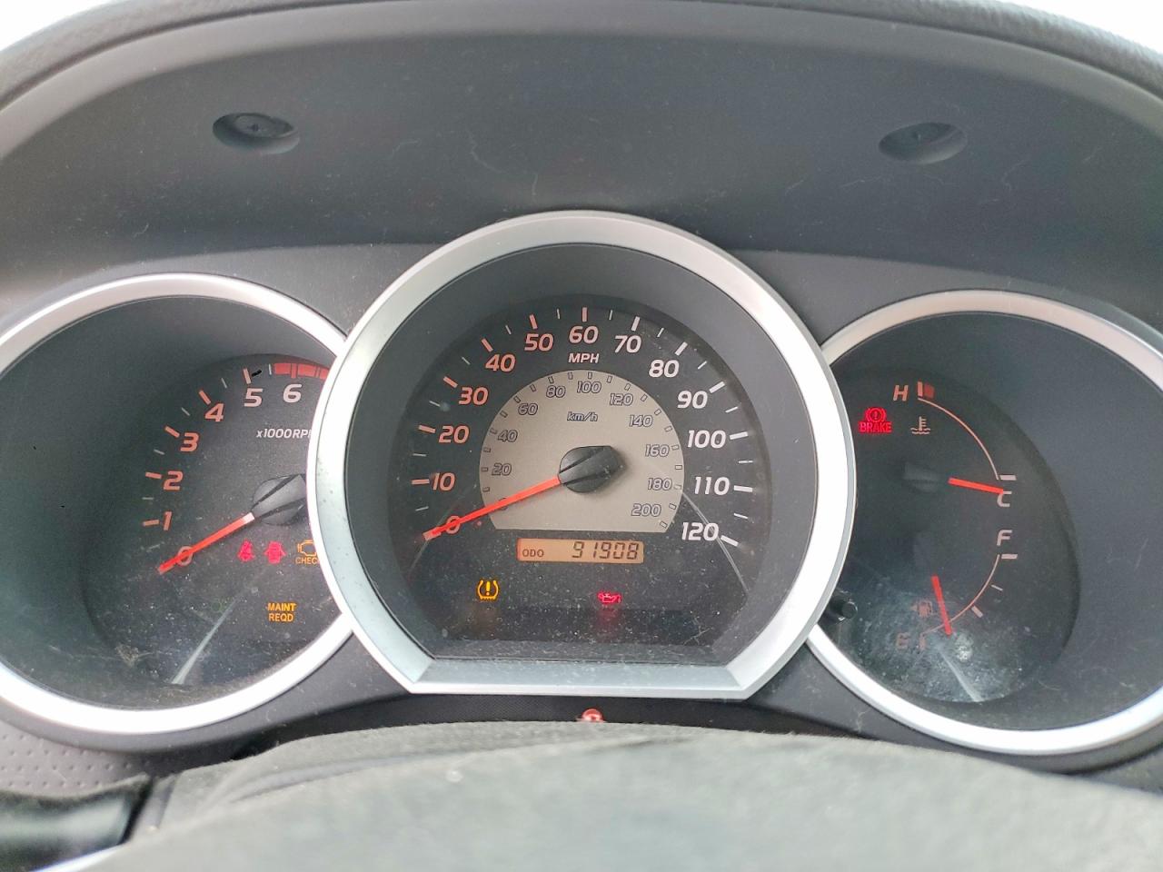 2005 Toyota Tacoma Sr5 Access Ca Red vin: 5TETX22N76Z227773