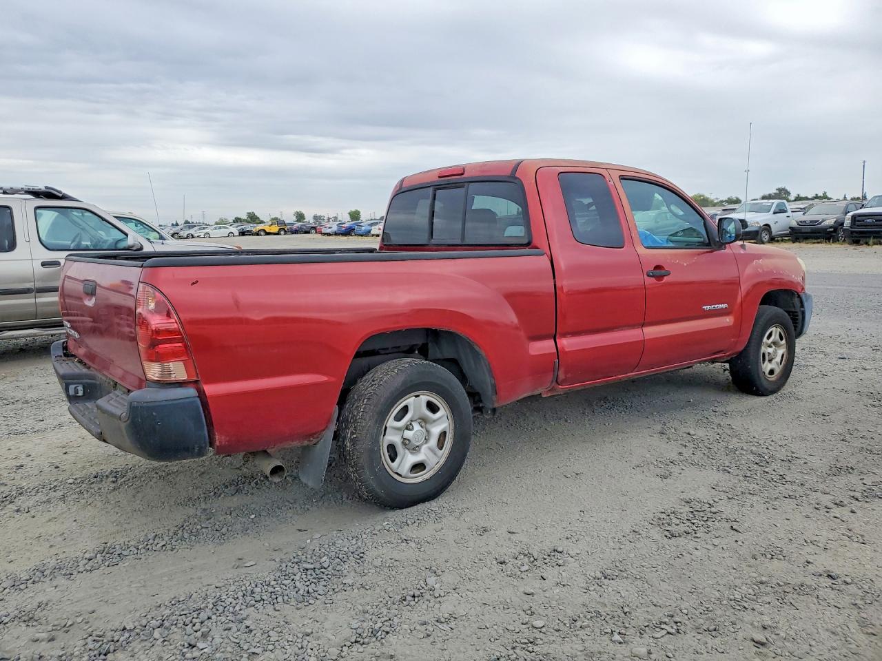 2005 Toyota Tacoma Sr5 Access Ca Red vin: 5TETX22N76Z227773