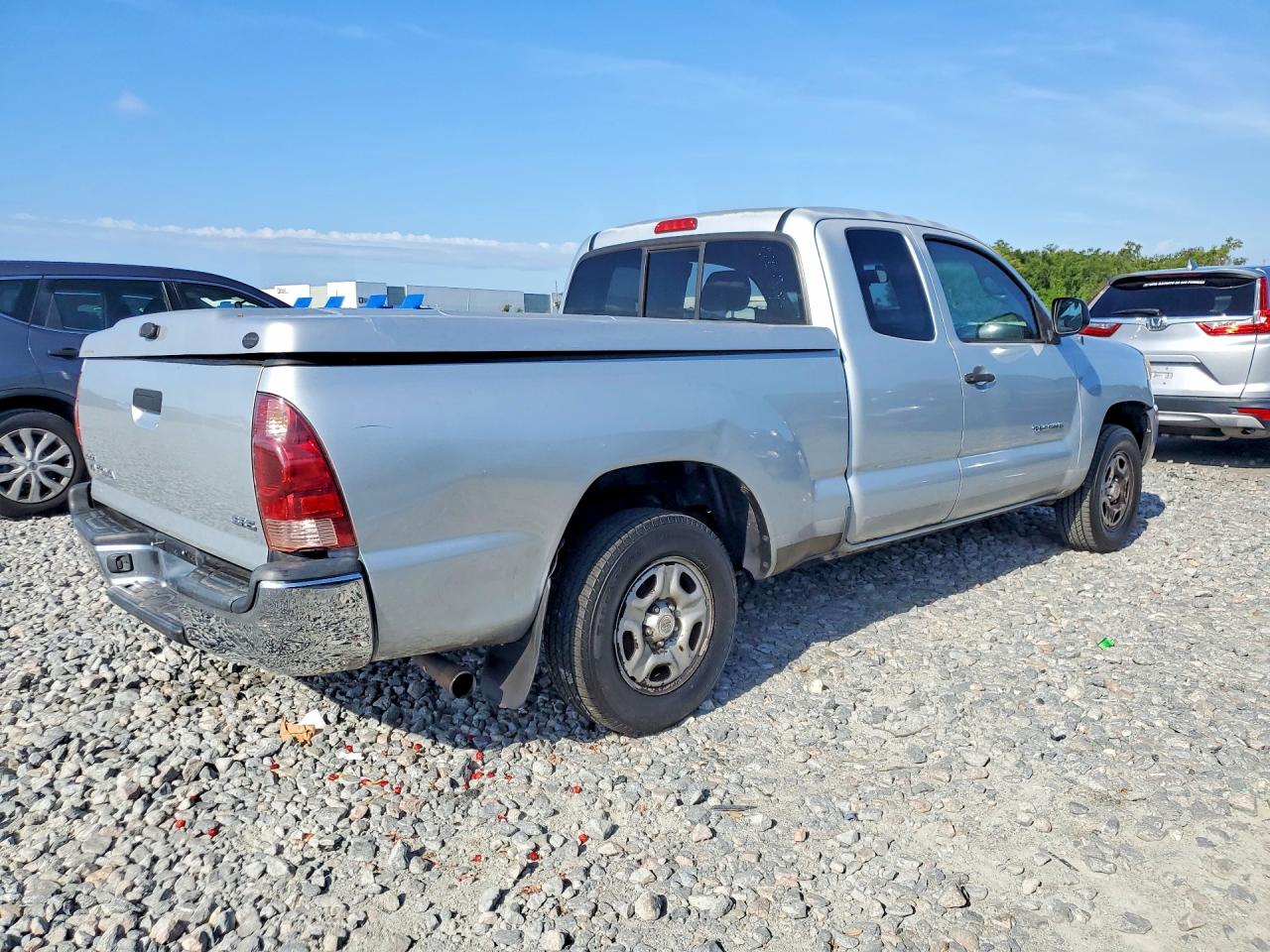 2006 Toyota Tacoma Access Cab Серебряный vin: 5TETX22N76Z289299