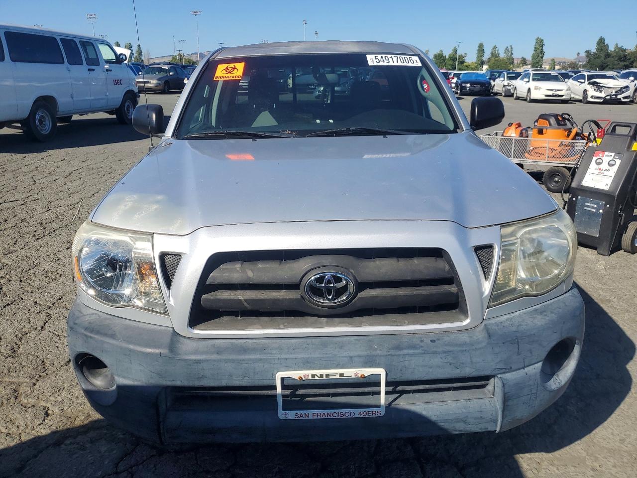 2007 Toyota Tacoma Access Cab Silver vin: 5TETX22N77Z362060