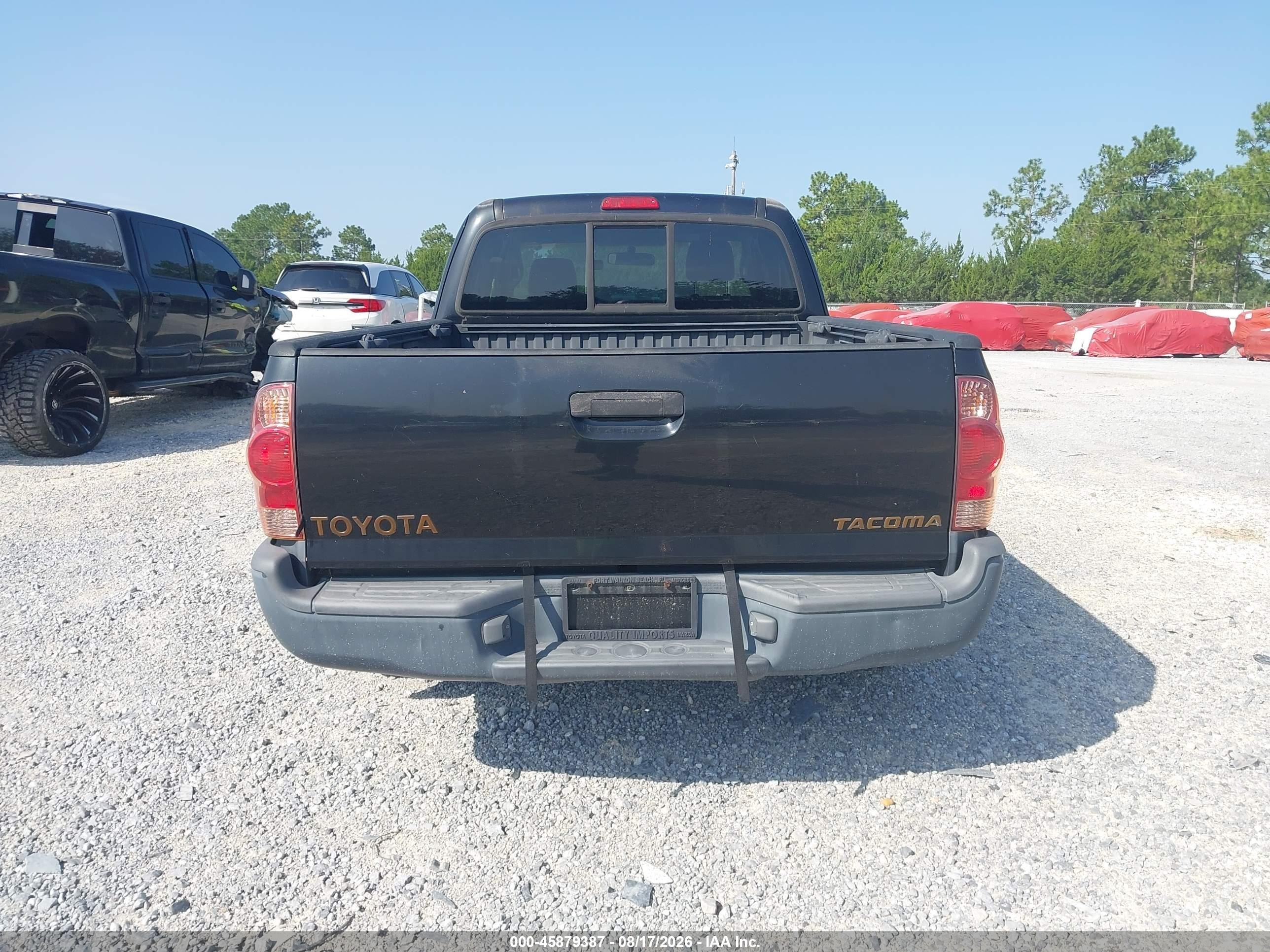 2007 Toyota Tacoma   Black vin: 5TETX22N77Z466032