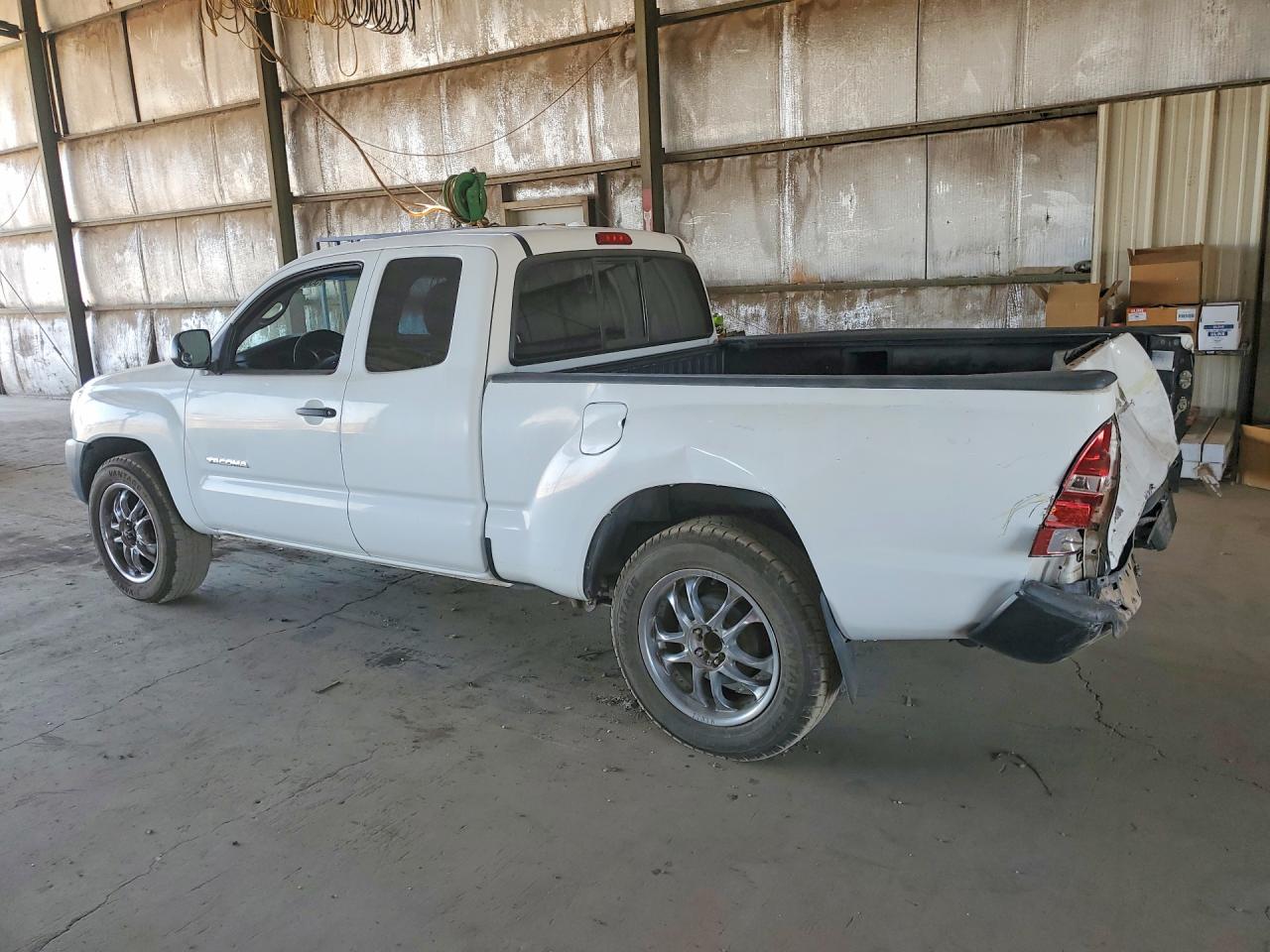 2009 Toyota Tacoma Access Cab White vin: 5TETX22N79Z598680