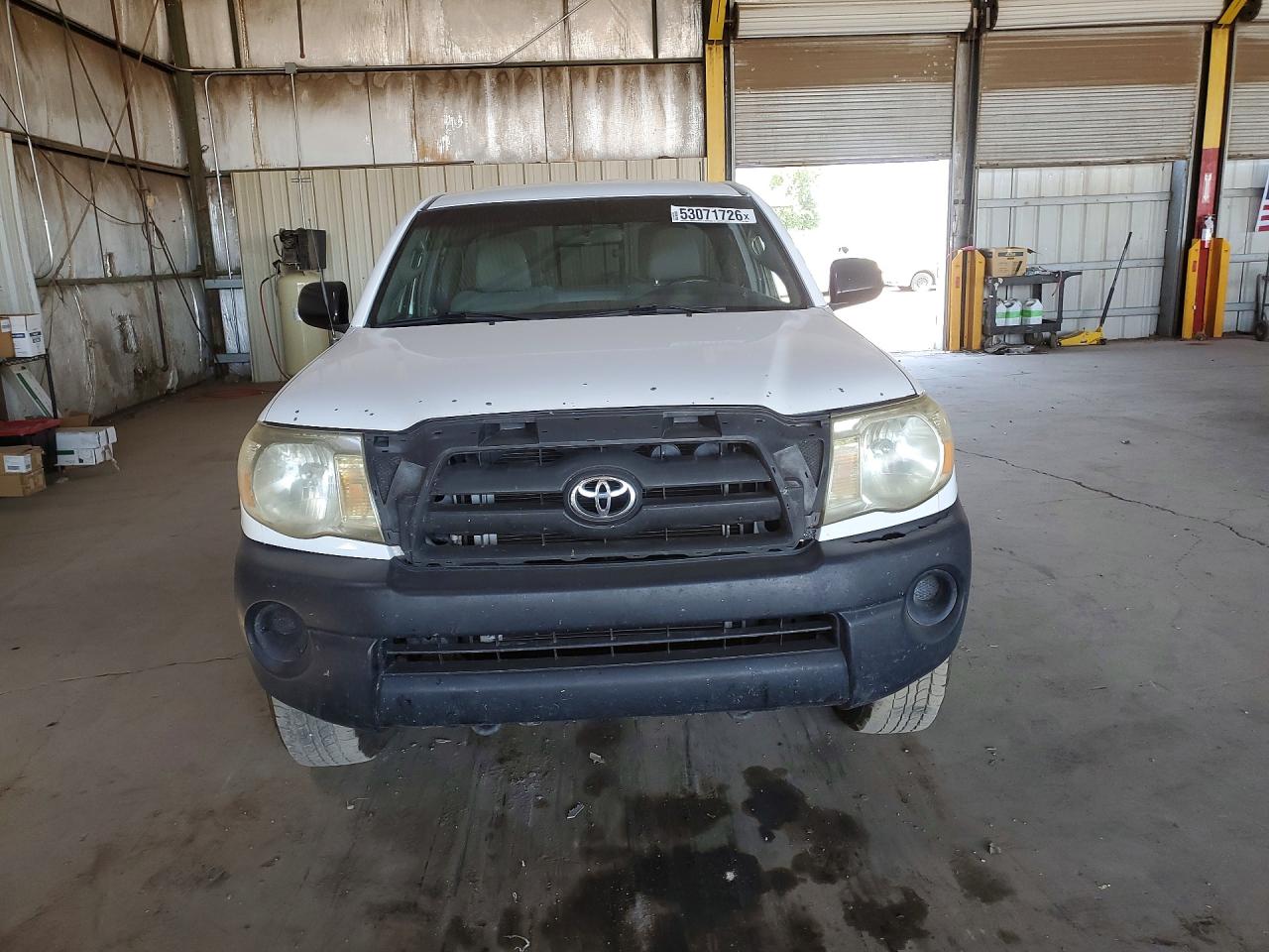 2009 Toyota Tacoma Access Cab White vin: 5TETX22N79Z598680