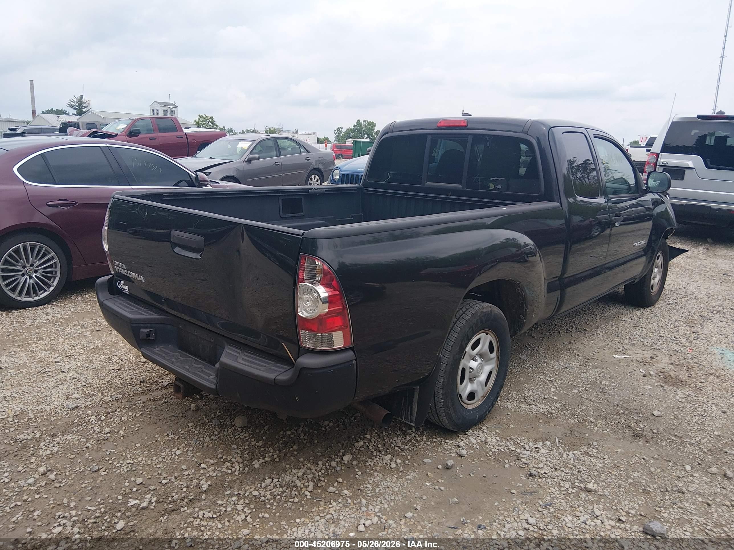 2009 Toyota Tacoma   Black vin: 5TETX22N79Z623643