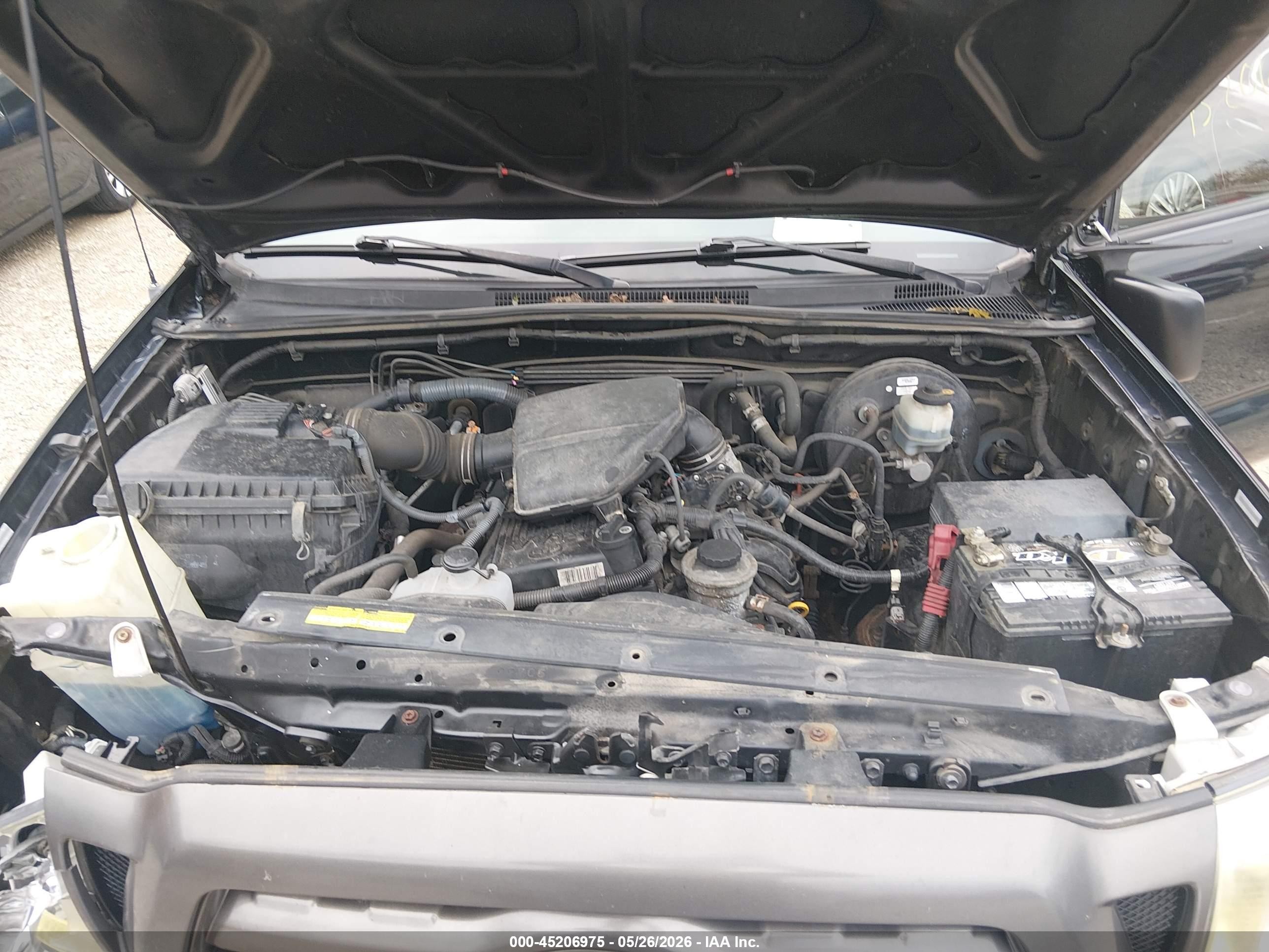 2009 Toyota Tacoma   Black vin: 5TETX22N79Z623643