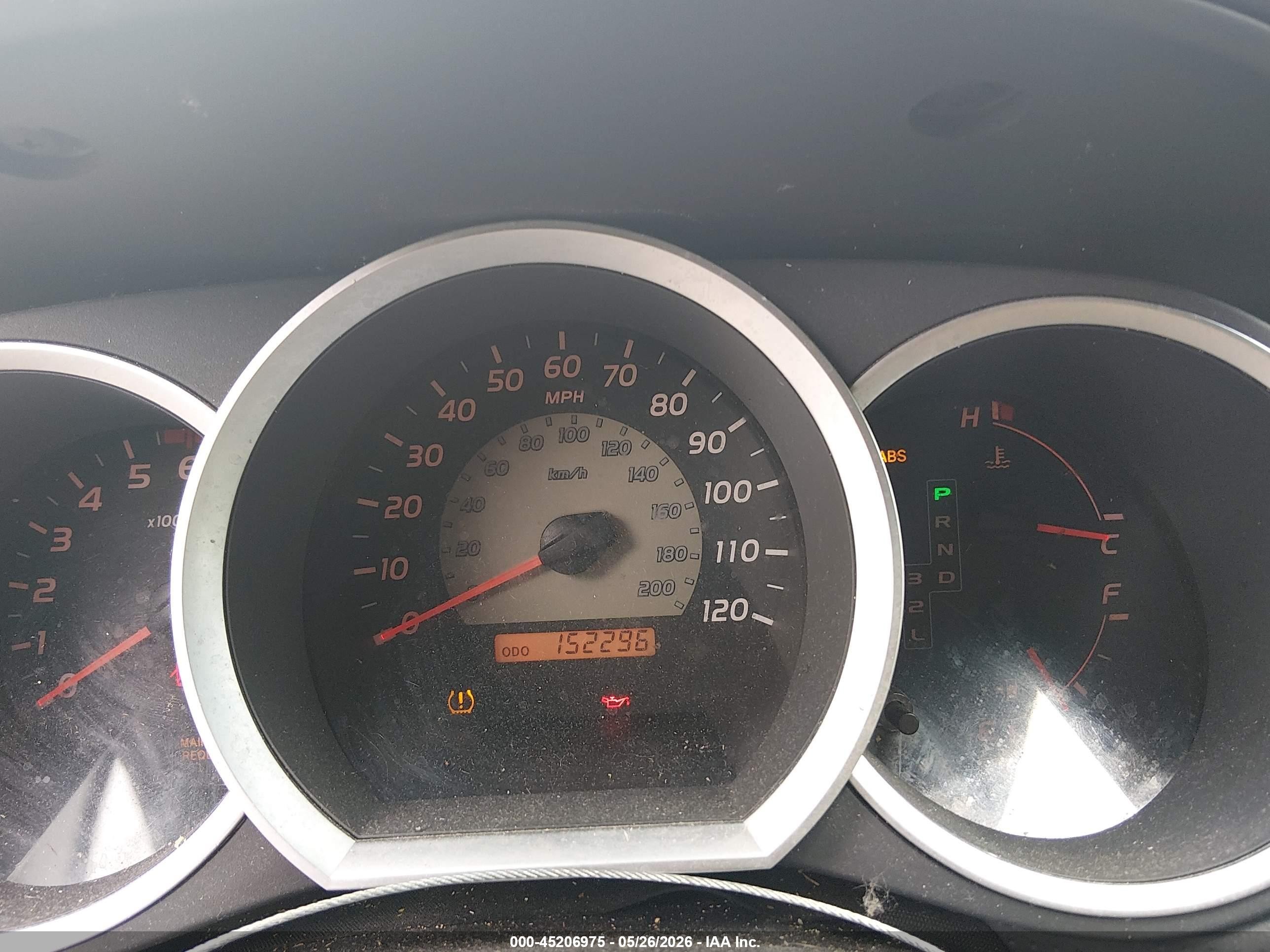 2009 Toyota Tacoma   Black vin: 5TETX22N79Z623643