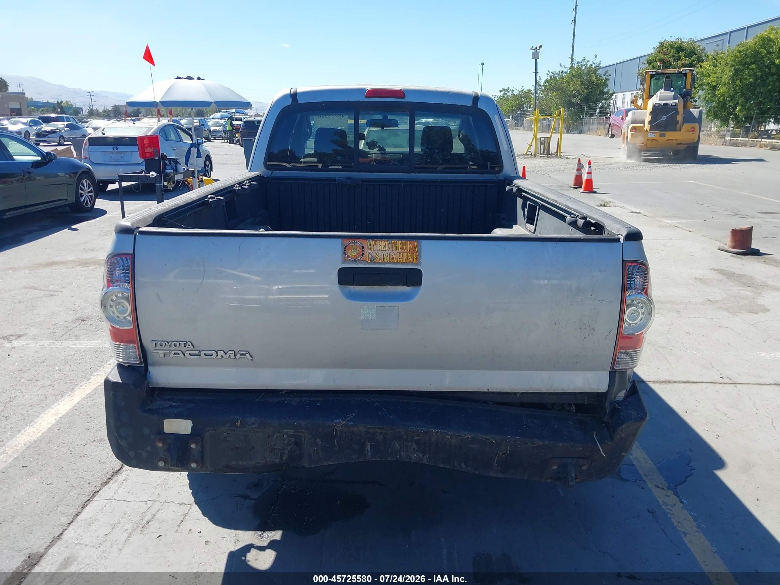 2006 Toyota Tacoma   Gray vin: 5TETX22N96Z241156