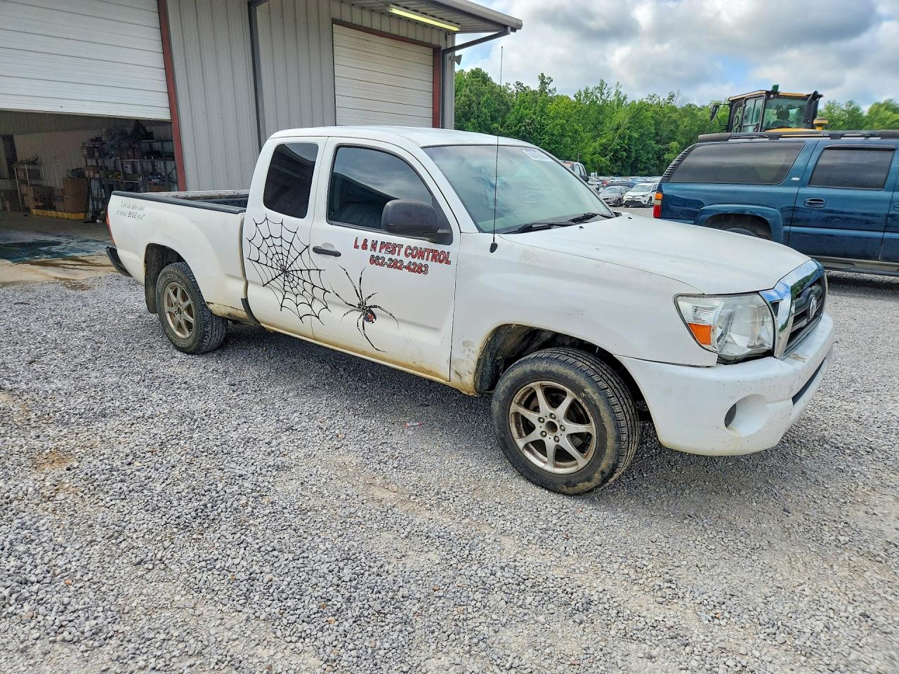 2007 Toyota Tacoma Access Cab Белый vin: 5TETX22N97Z407953
