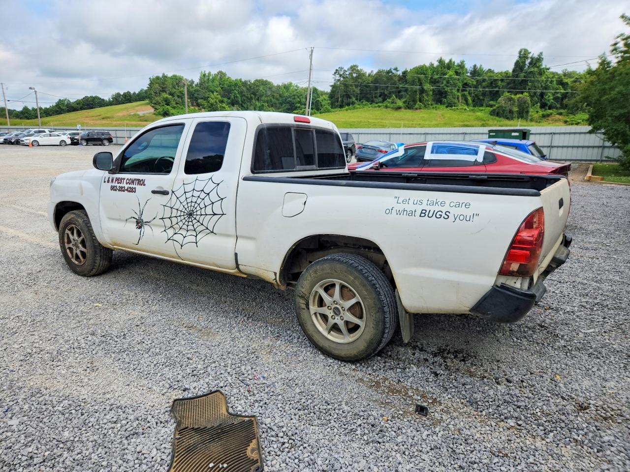 2007 Toyota Tacoma Access Cab Белый vin: 5TETX22N97Z407953