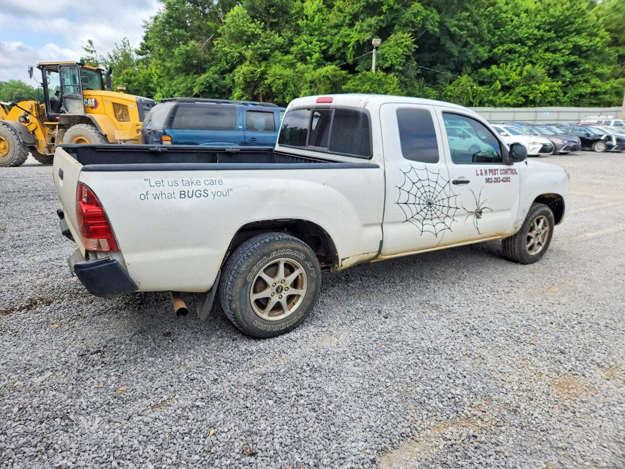2007 Toyota Tacoma Access Cab Белый vin: 5TETX22N97Z407953
