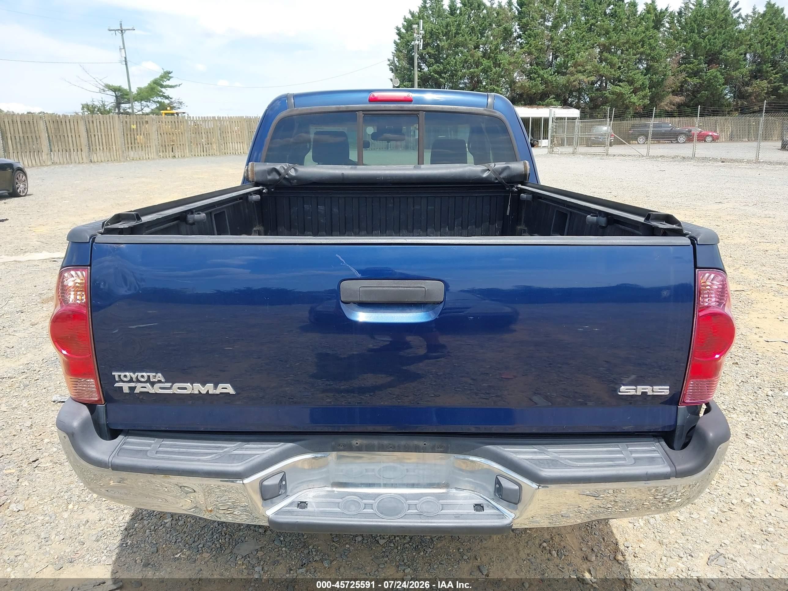 2008 Toyota Tacoma   Dark Blue vin: 5TETX22N98Z554632