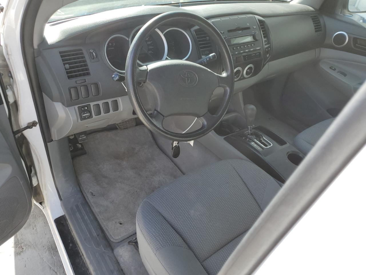2006 Toyota Tacoma Access Cab White vin: 5TETX22NX6Z309366