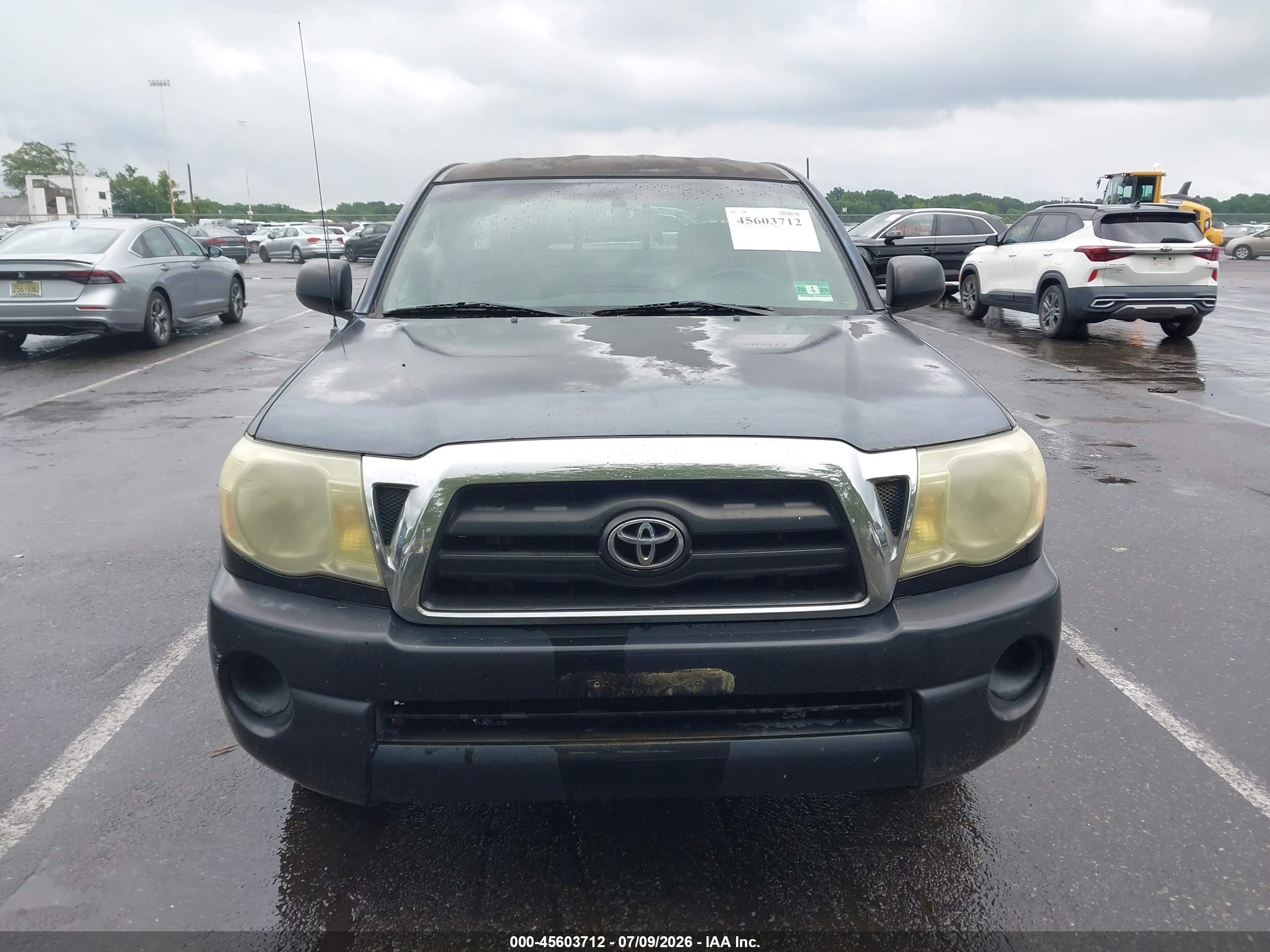 2007 Toyota Tacoma   Black vin: 5TETX22NX7Z373747