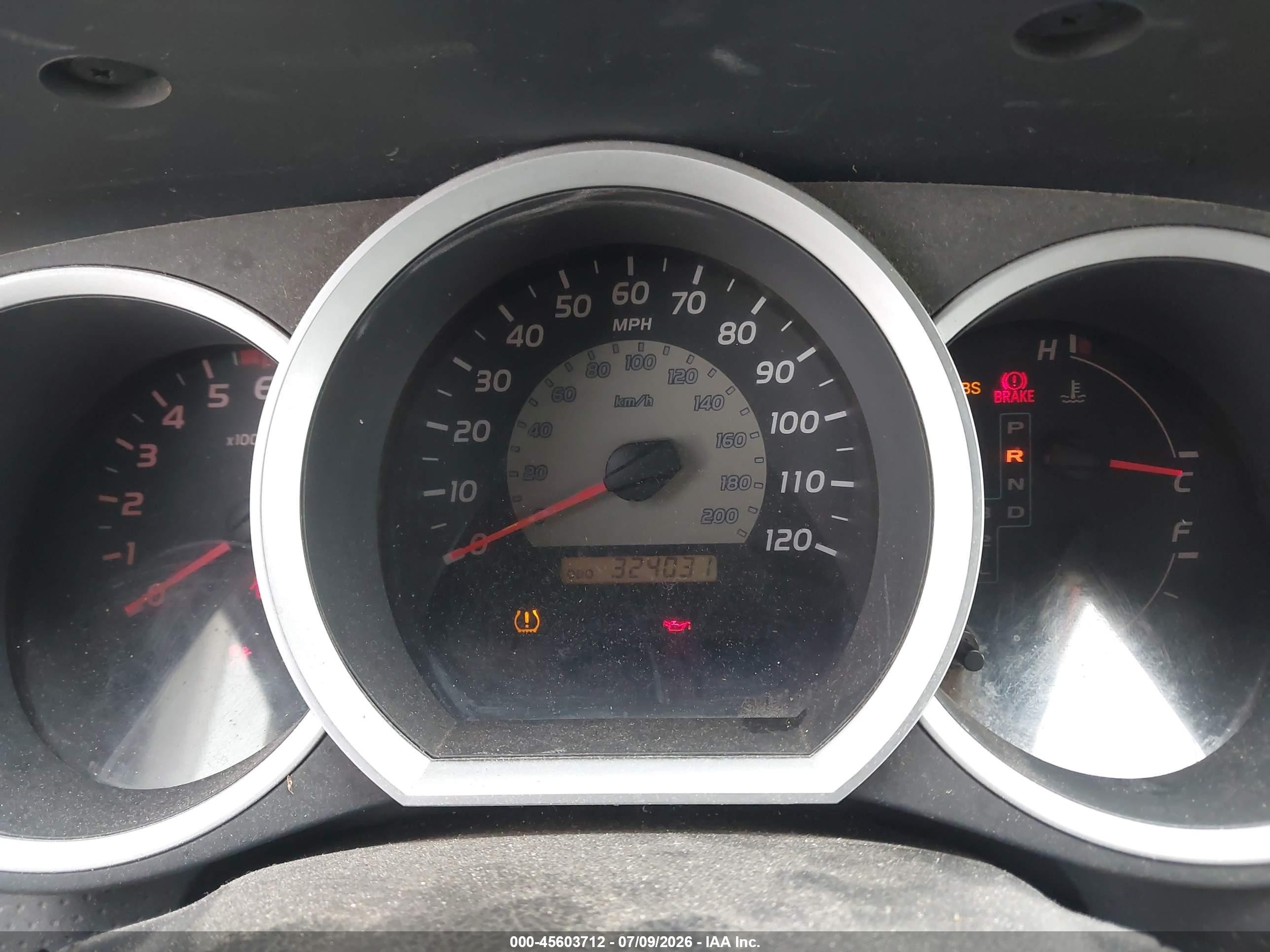 2007 Toyota Tacoma   Black vin: 5TETX22NX7Z373747