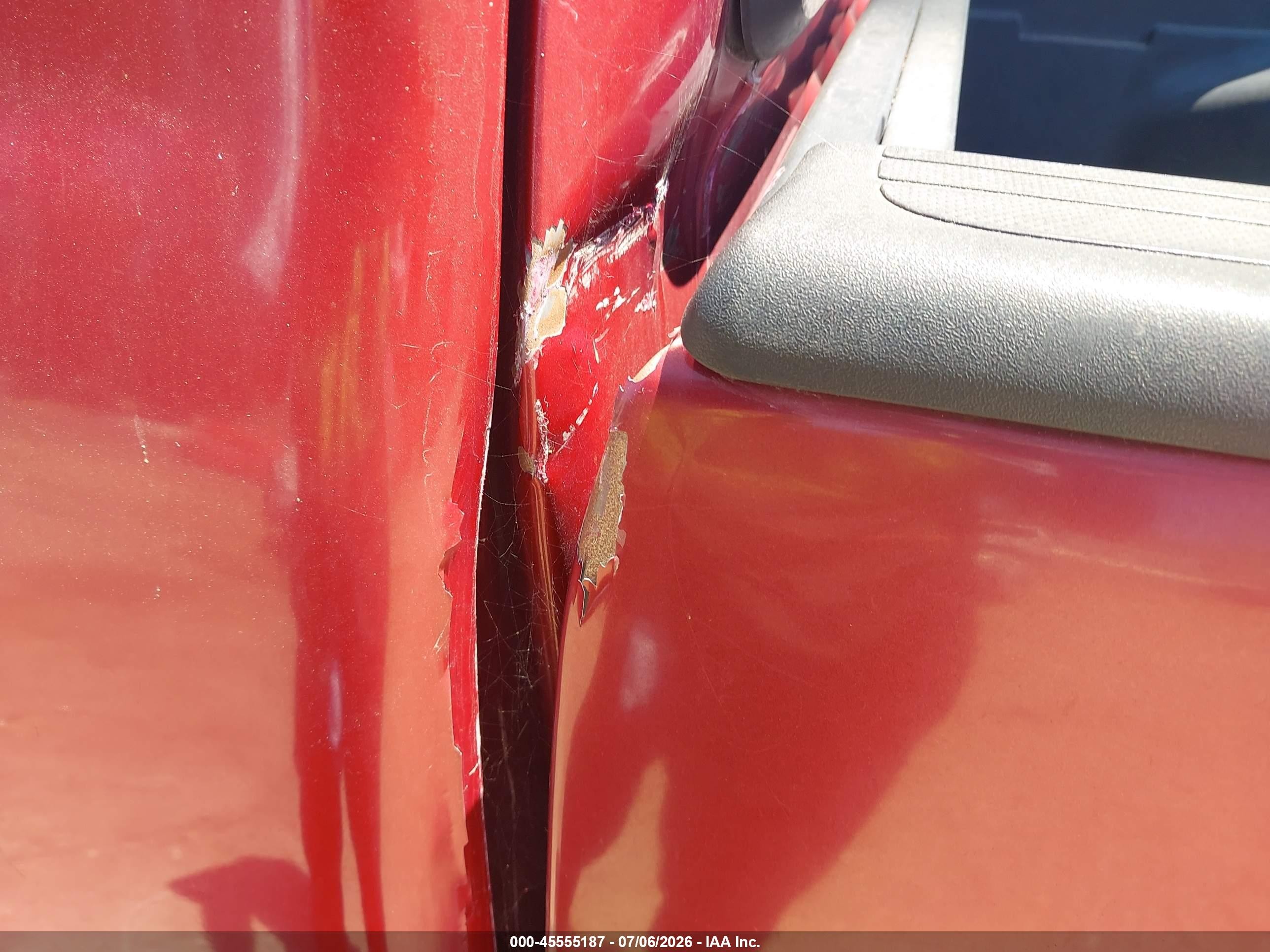 2007 Toyota Tacoma Red vin: 5TETX22NX7Z453825