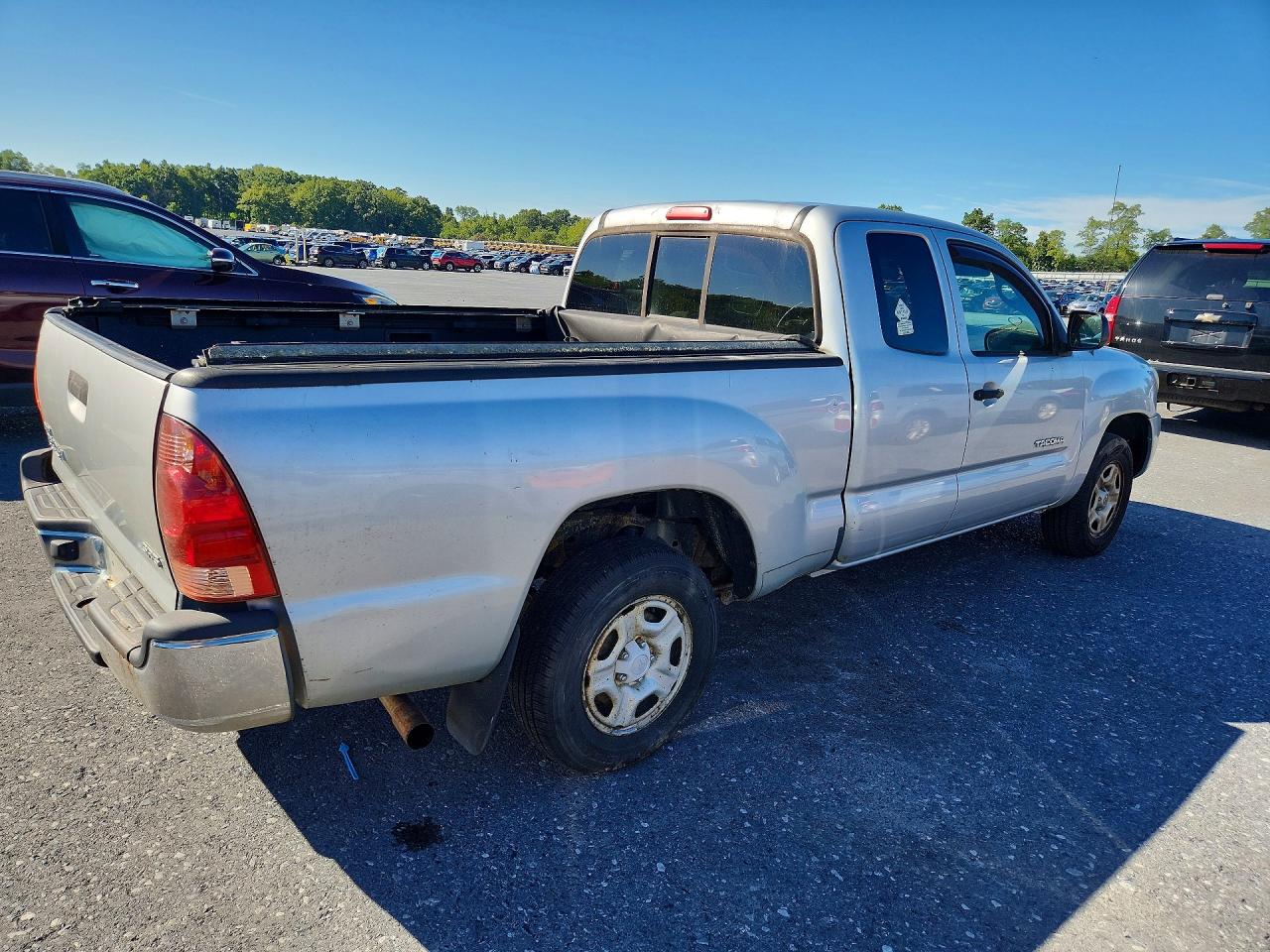 2008 Toyota Tacoma Base Gray vin: 5TETX22NX8Z472084