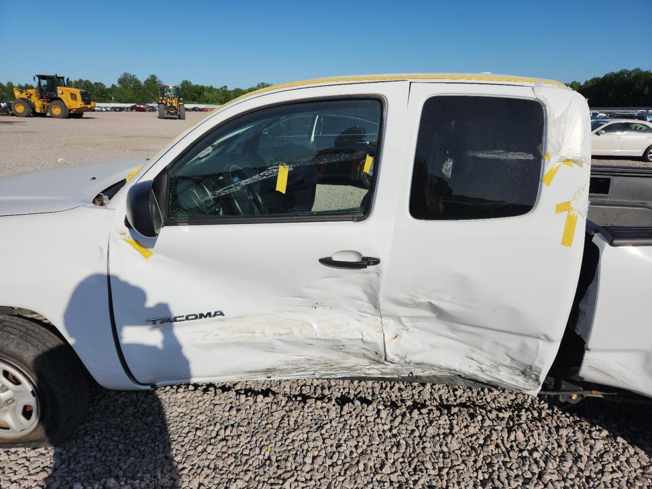 2009 Toyota Tacoma Access Cab Белый vin: 5TETX22NX9Z623264