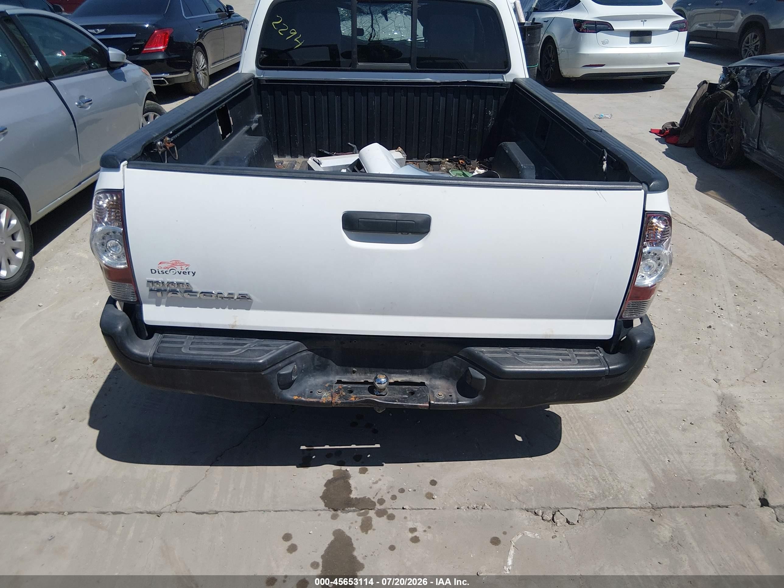 2009 Toyota Tacoma   Белый vin: 5TETX22NX9Z652294