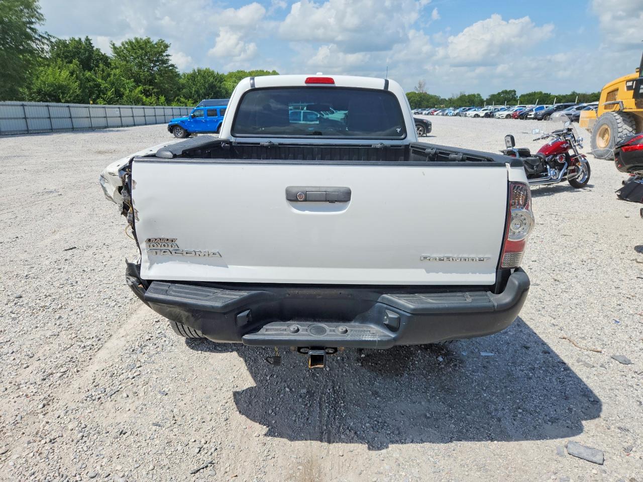 2010 Toyota Tacoma Prerunner Access Cab White vin: 5TETX4GN3AZ676512