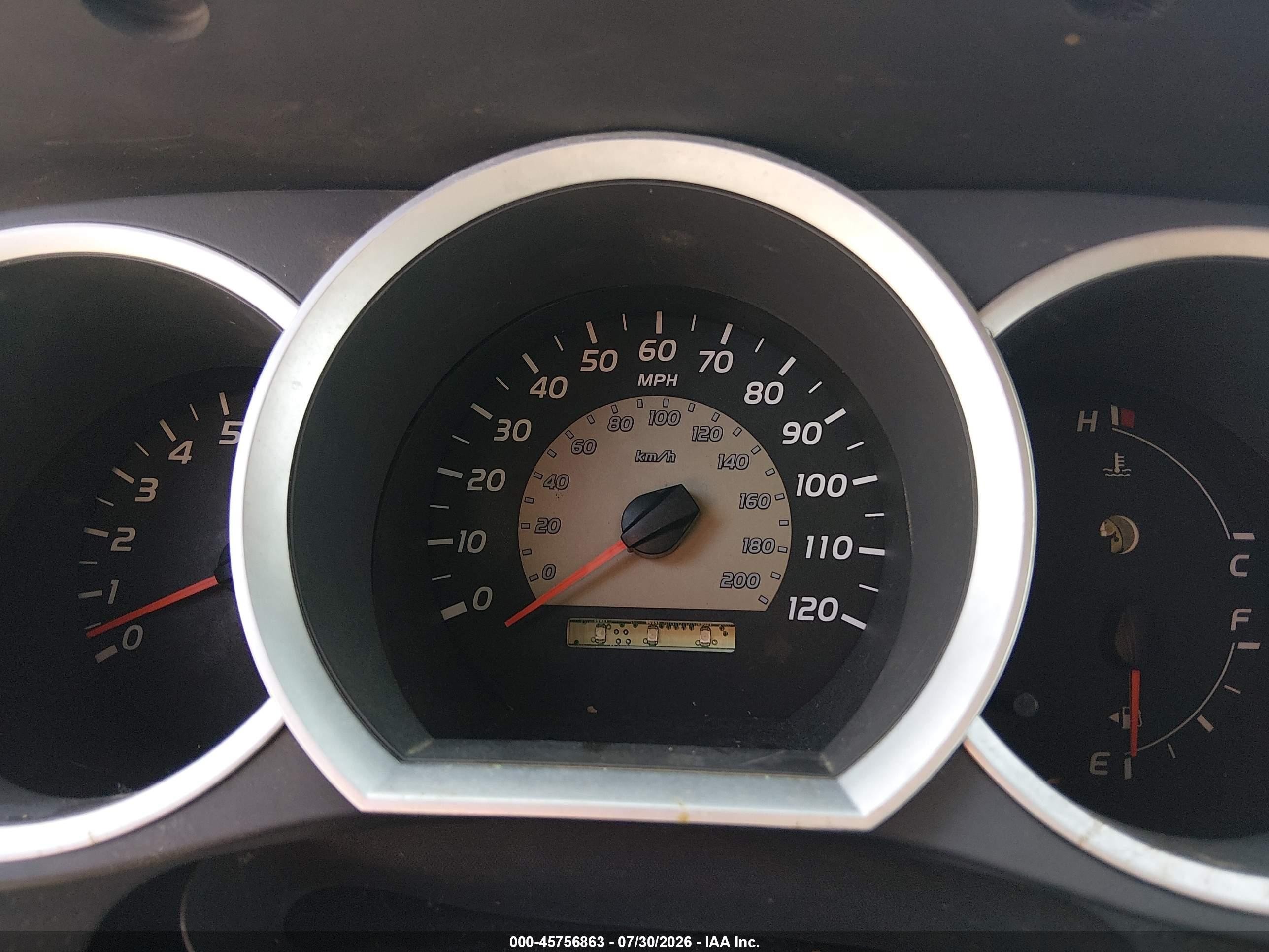 2009 Toyota Tacoma Prerunner Red vin: 5TETX62N39Z601775