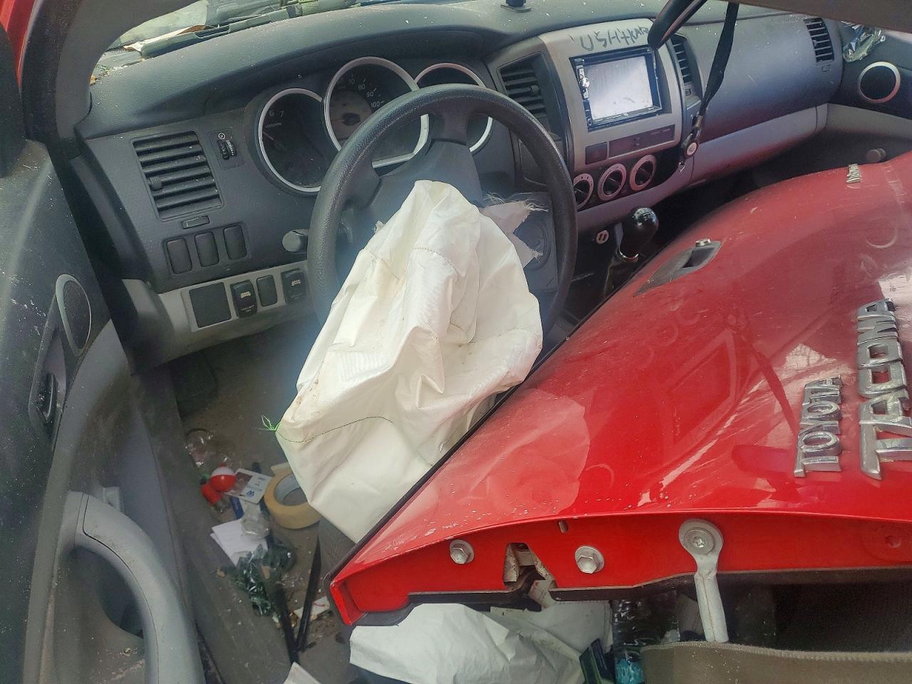 2006 Toyota Tacoma Prerunner Access Cab Red vin: 5TETX62N66Z219204