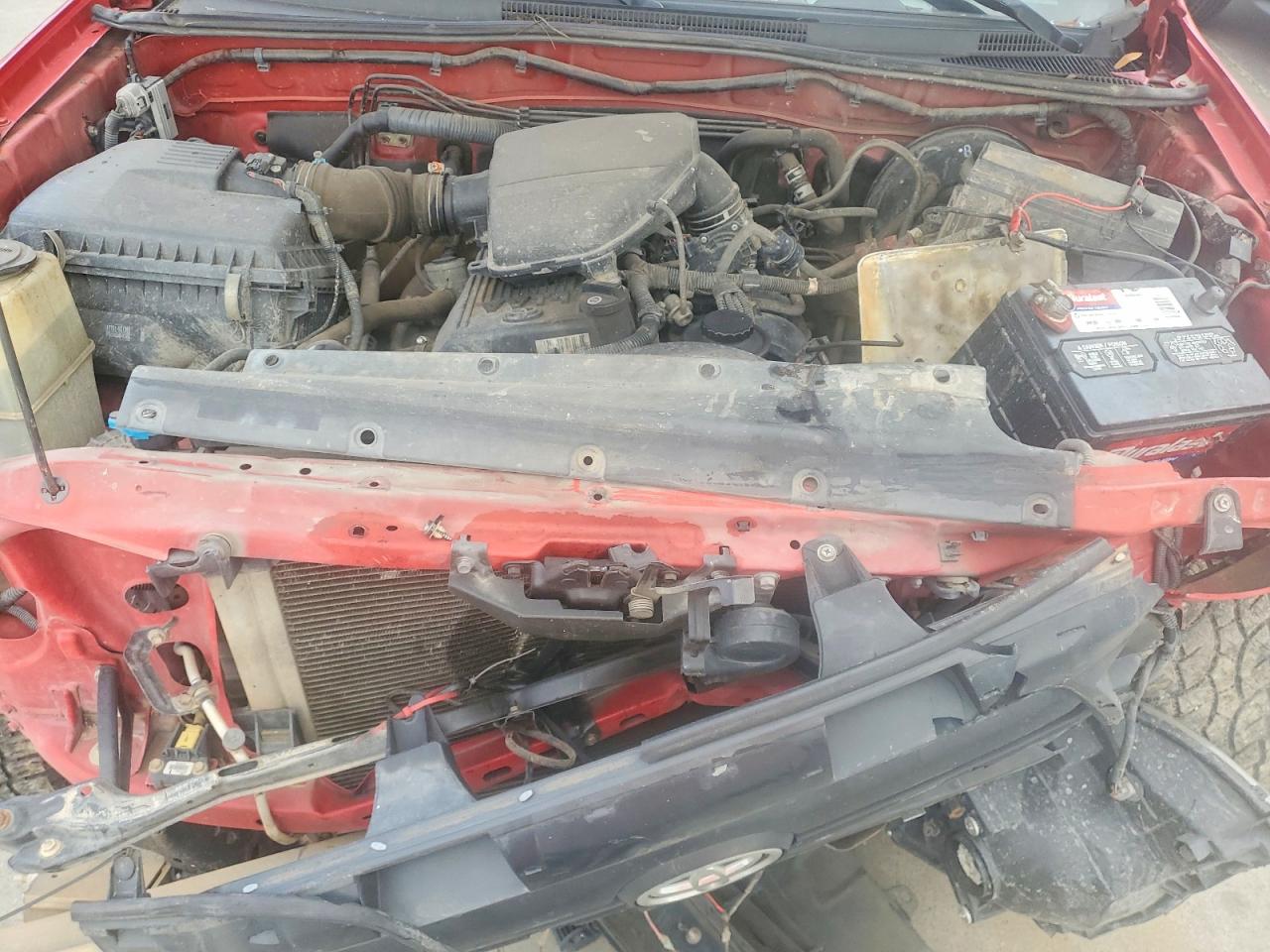 2006 Toyota Tacoma Prerunner Access Cab Red vin: 5TETX62N66Z219204