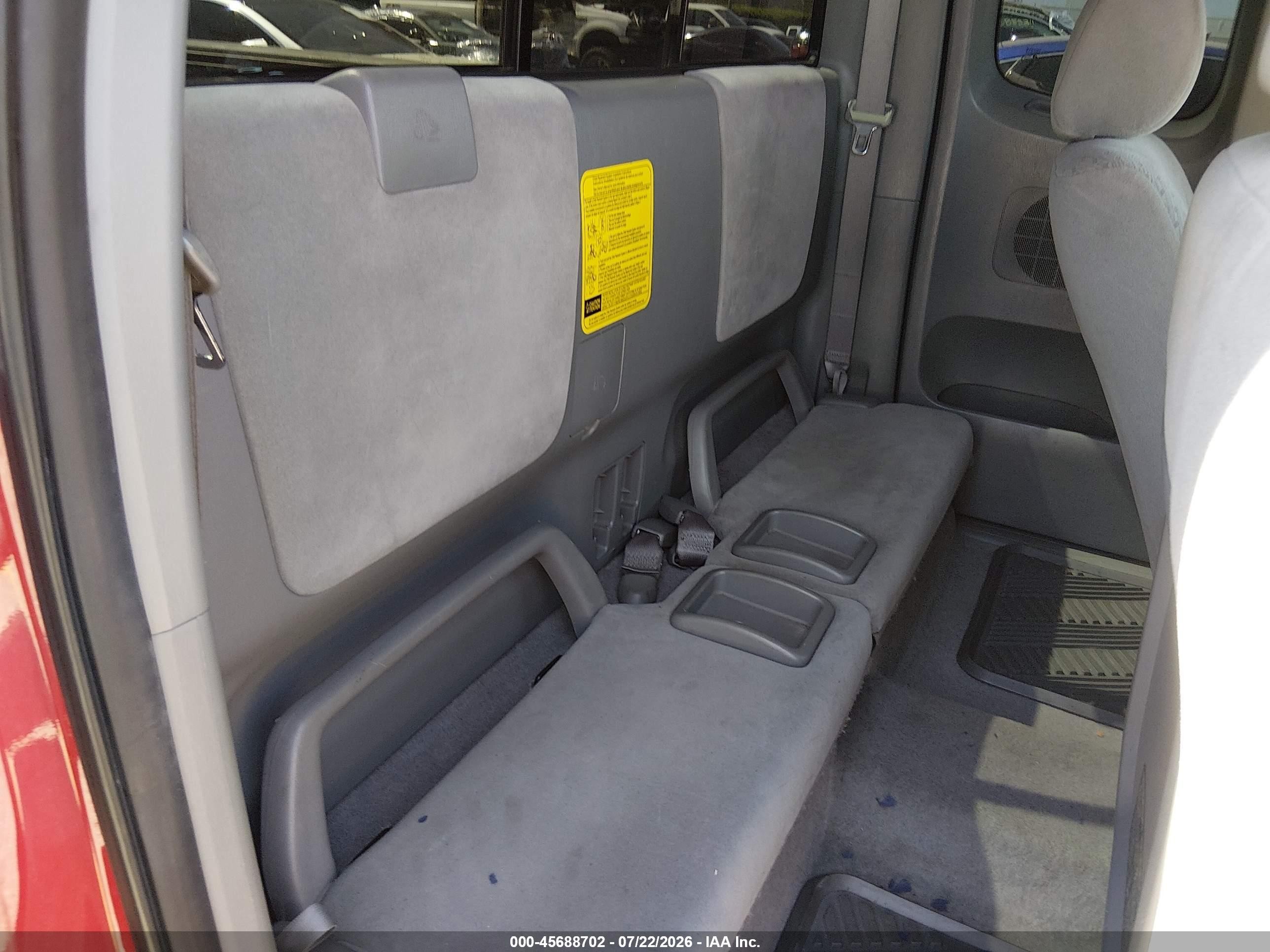 2007 Toyota Tacoma Prerunner Red vin: 5TETX62N97Z445545