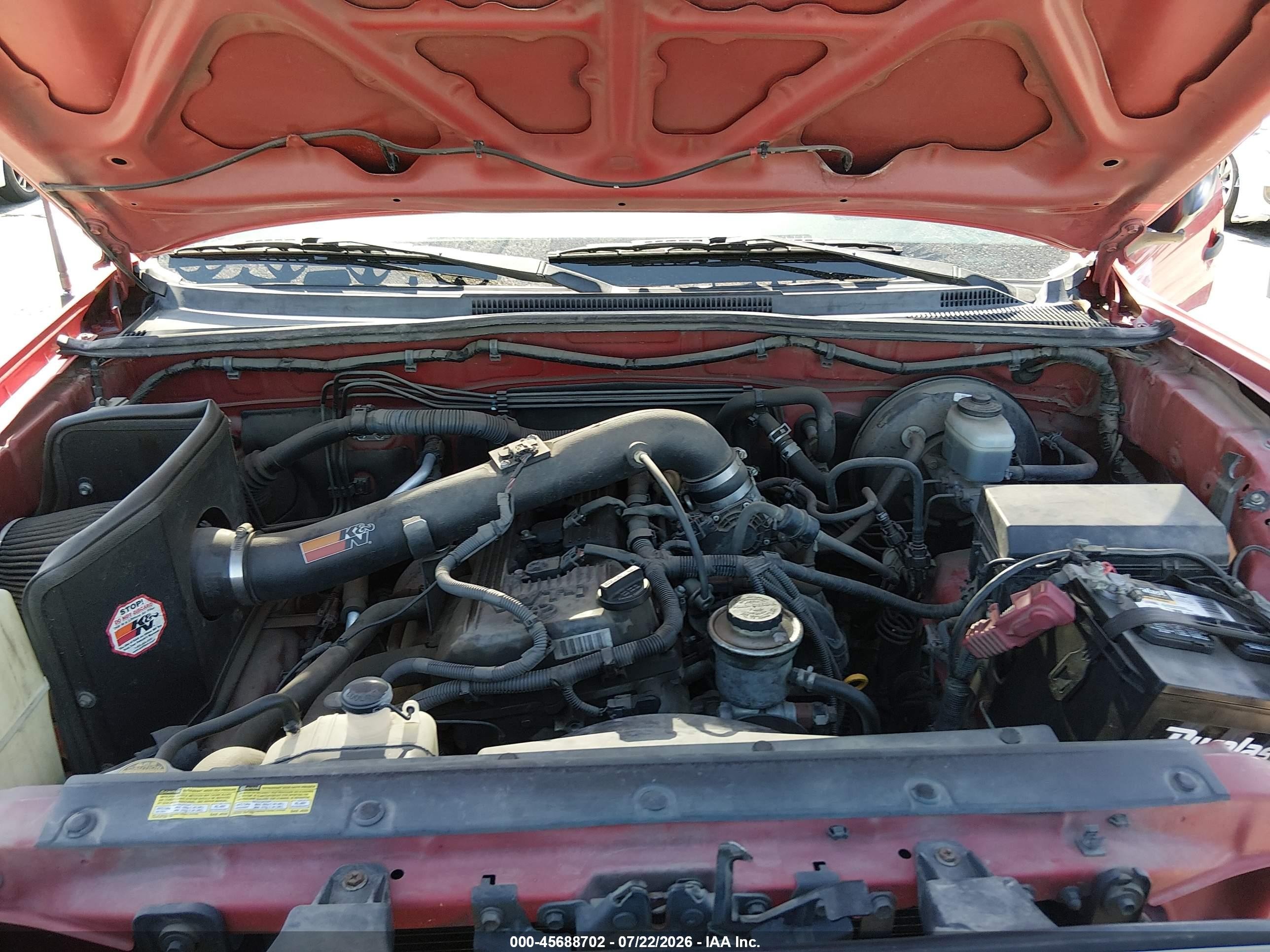 2007 Toyota Tacoma Prerunner Red vin: 5TETX62N97Z445545