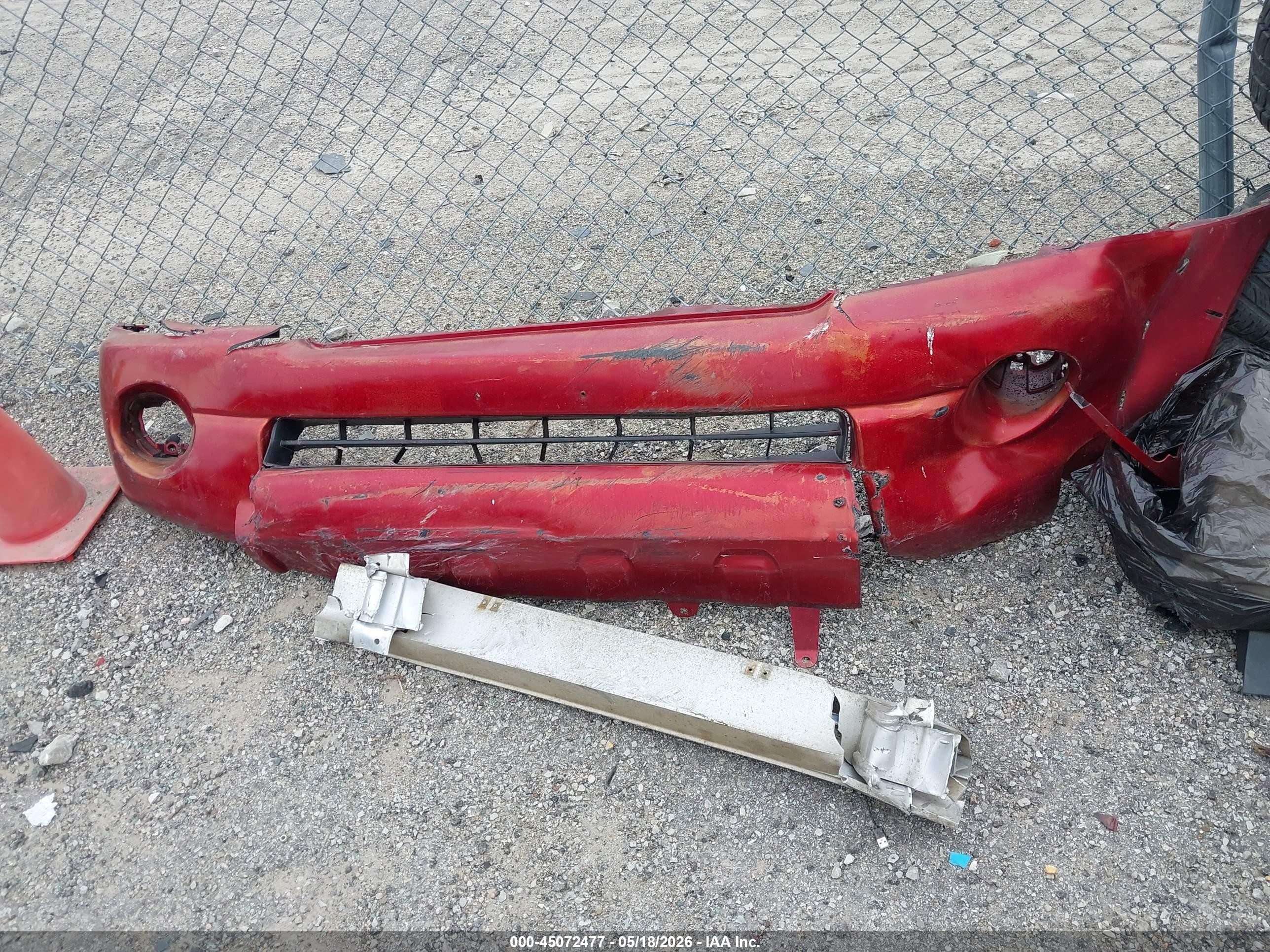 2005 Toyota Tacoma Base V6 Red vin: 5TEUU42N05Z052452