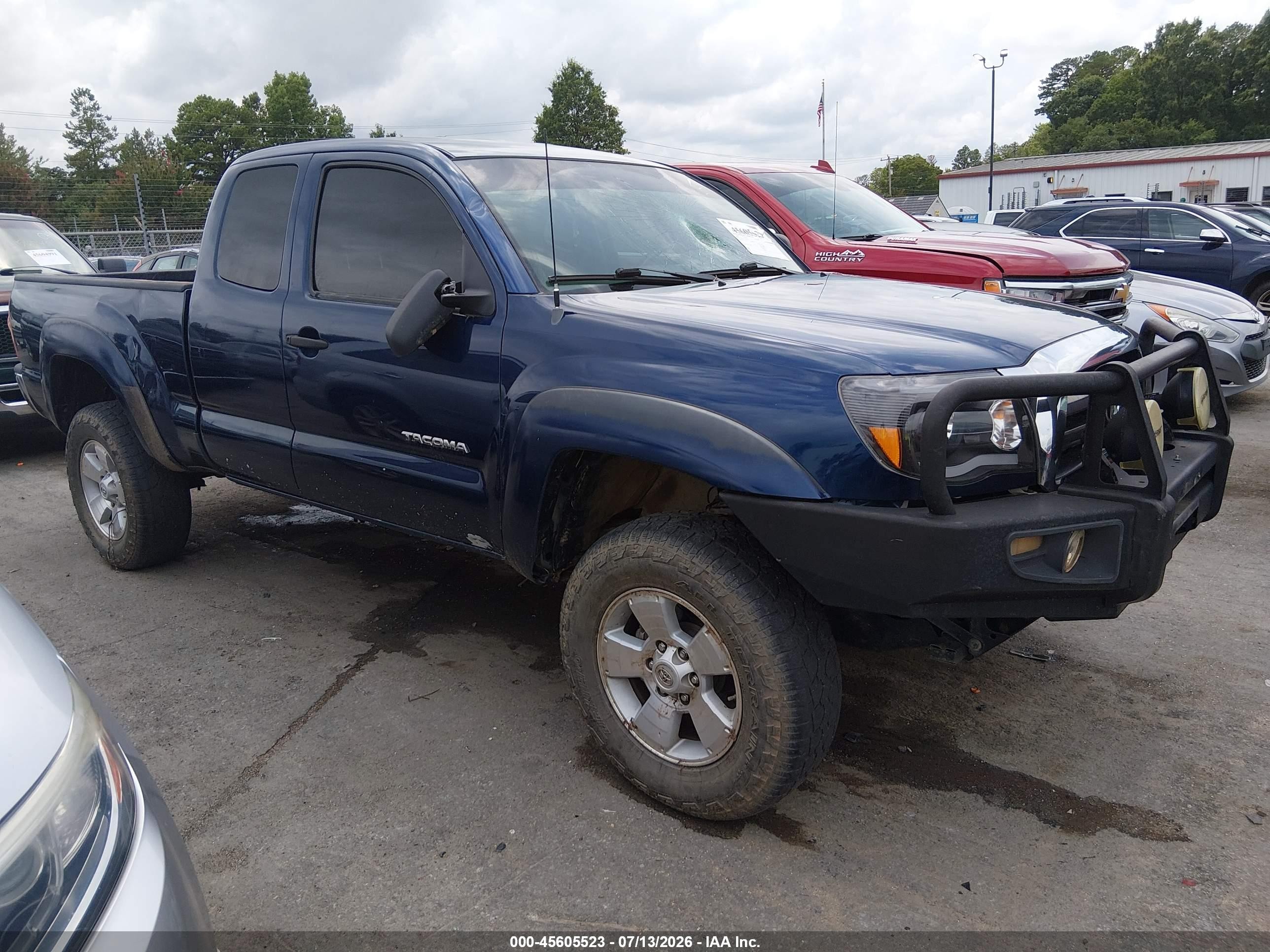 2006 Toyota Tacoma Base V6 Dark Blue vin: 5TEUU42N06Z221774