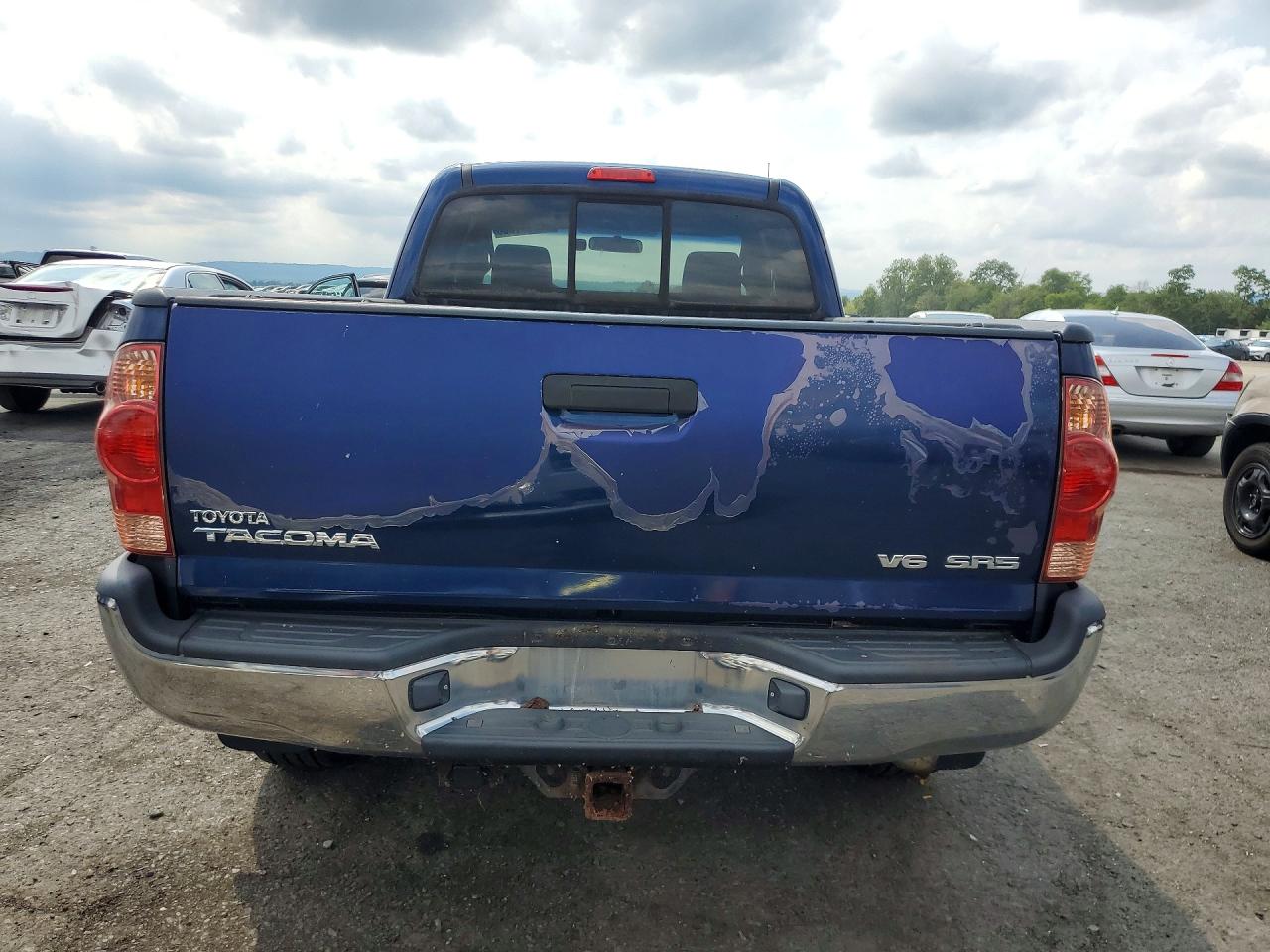 2008 Toyota Tacoma V6 Синий vin: 5TEUU42N08Z535282