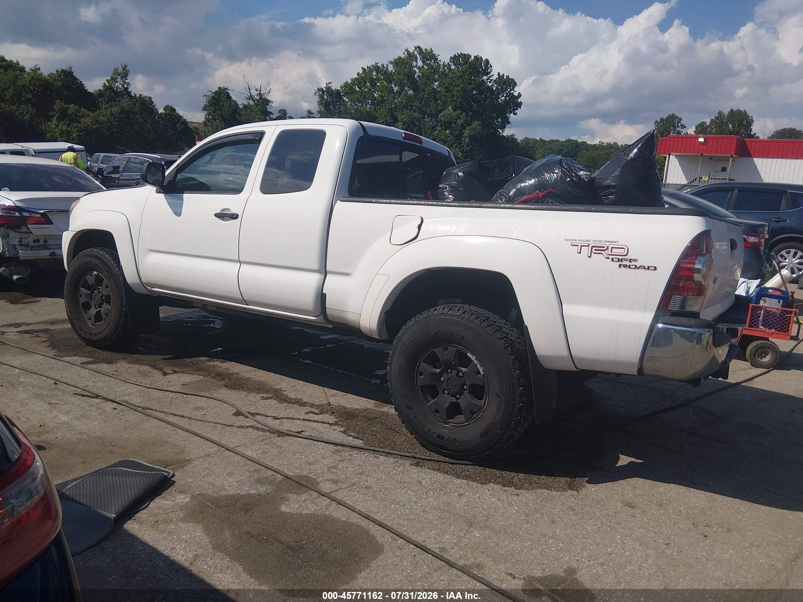2009 Toyota Tacoma Base V6 Белый vin: 5TEUU42N09Z649672