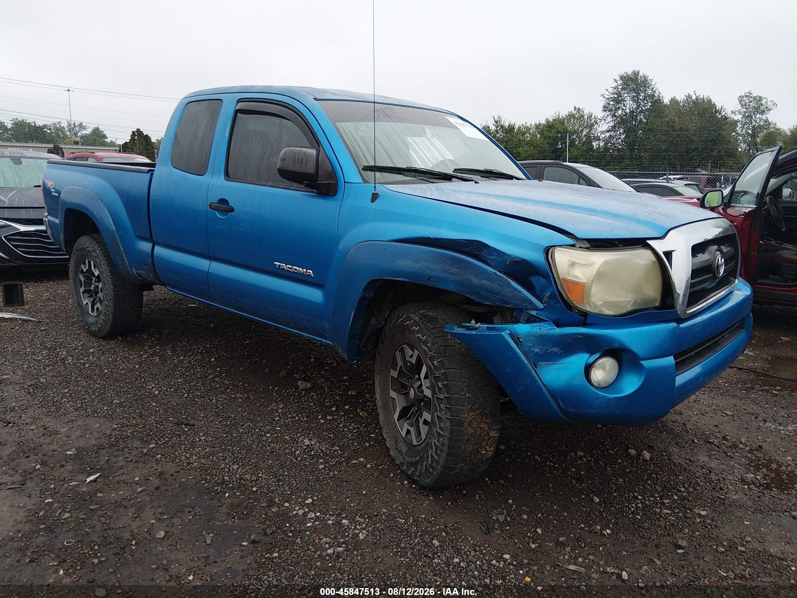 2006 Toyota Tacoma Base V6 Blue vin: 5TEUU42N16Z148298