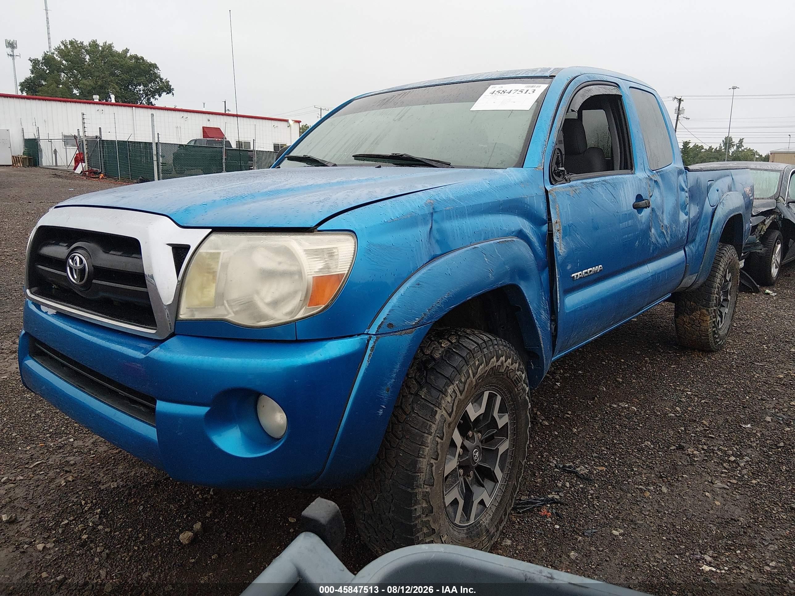 2006 Toyota Tacoma Base V6 Blue vin: 5TEUU42N16Z148298